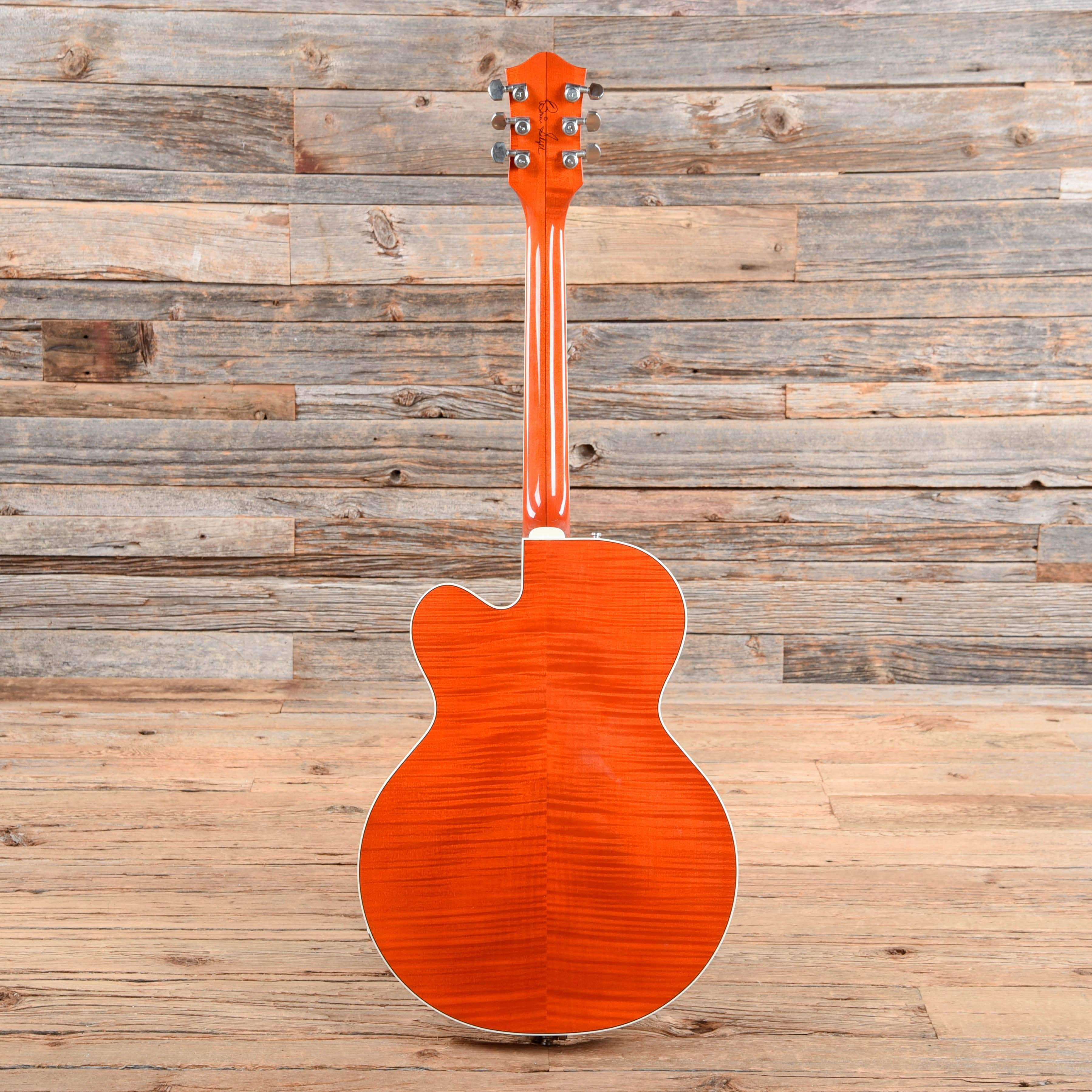 Gretsch Brian Setzer 6120 Orange Tiger Flame Maple 2014 Electric Guitars / Hollow Body