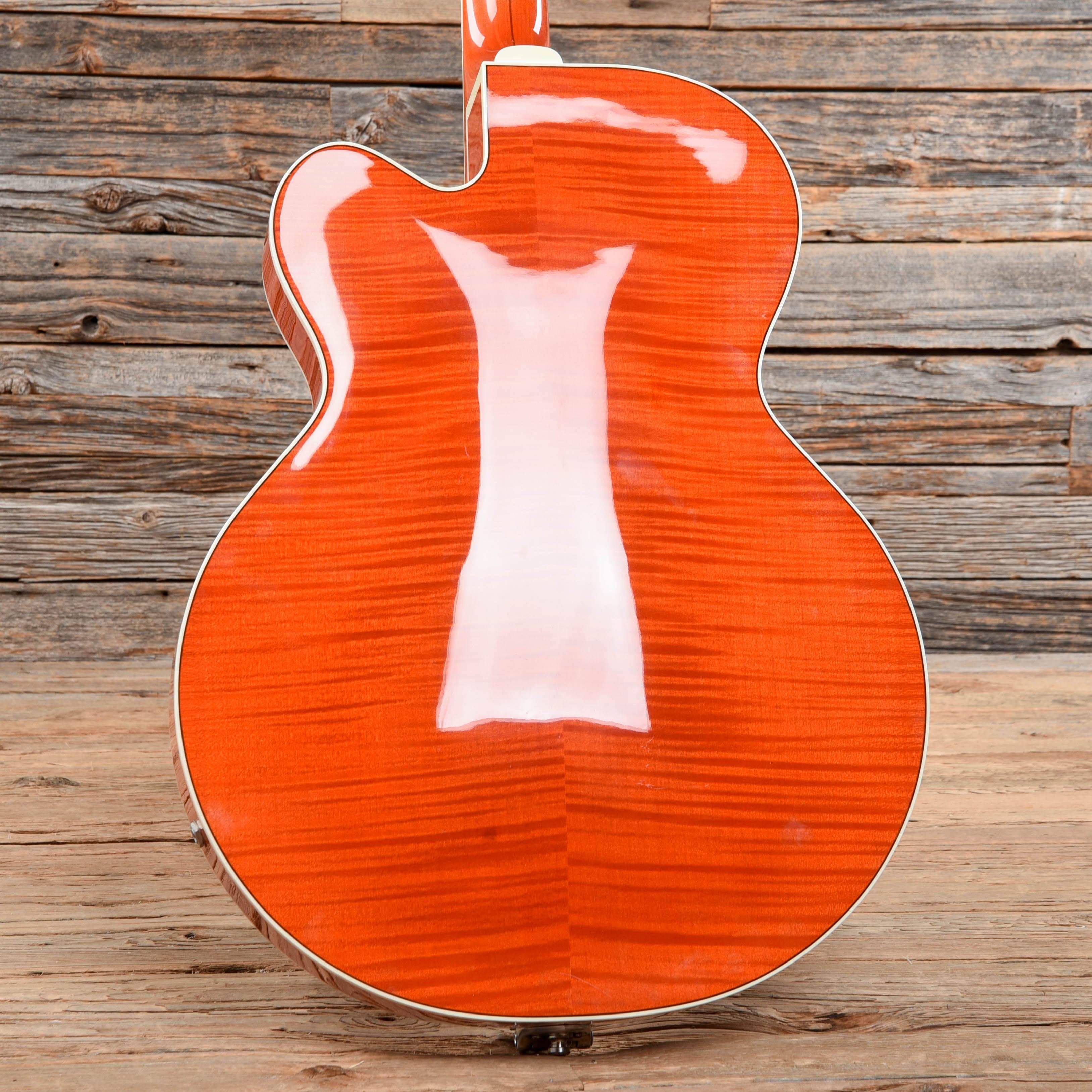 Gretsch Brian Setzer 6120 Orange Tiger Flame Maple 2014 Electric Guitars / Hollow Body