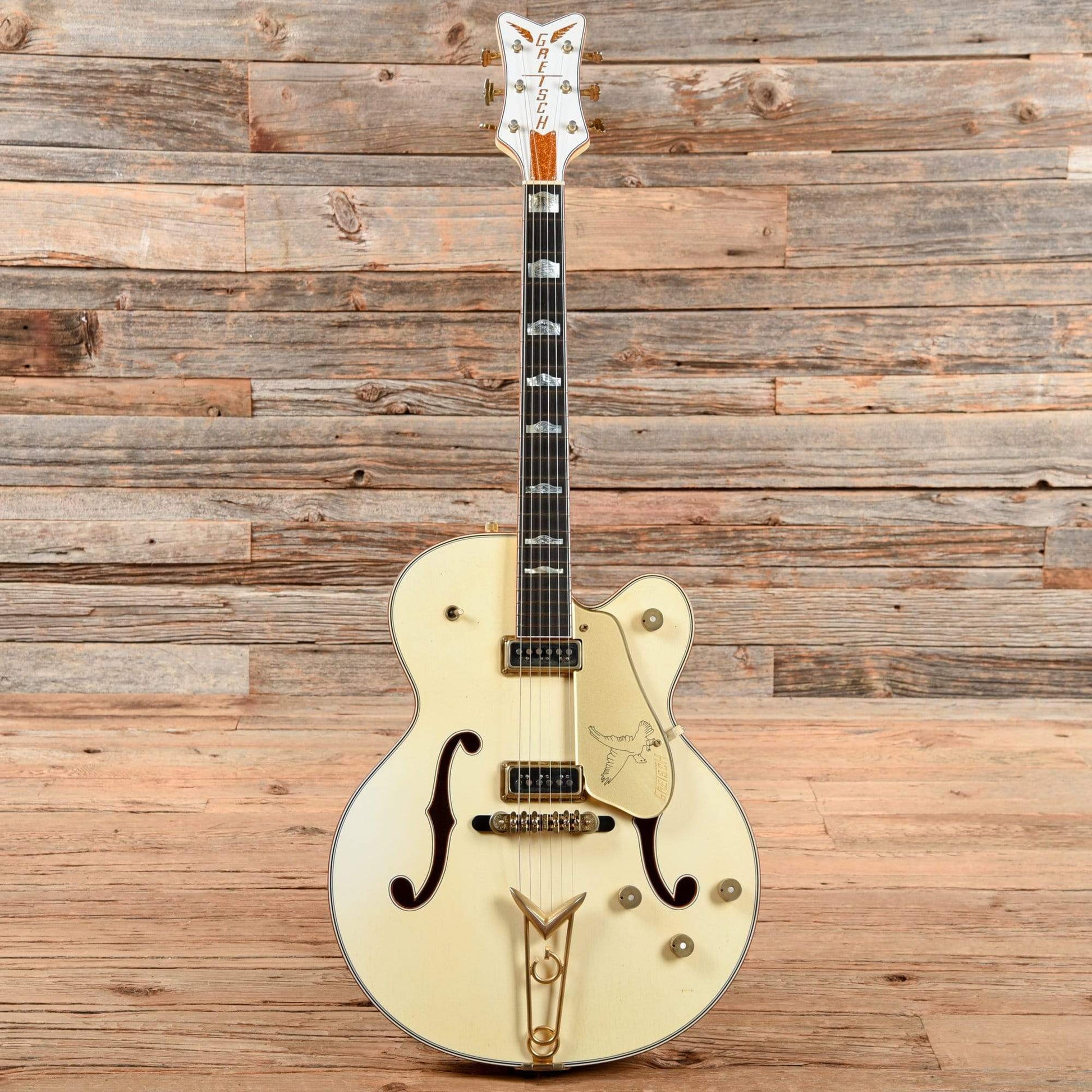 Gretsch Custom Shop '55 White Falcon Relic Stephen Stern Masterbuilt White 2016 Electric Guitars / Hollow Body
