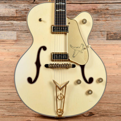Gretsch Custom Shop '55 White Falcon Relic Stephen Stern Masterbuilt White 2016 Electric Guitars / Hollow Body