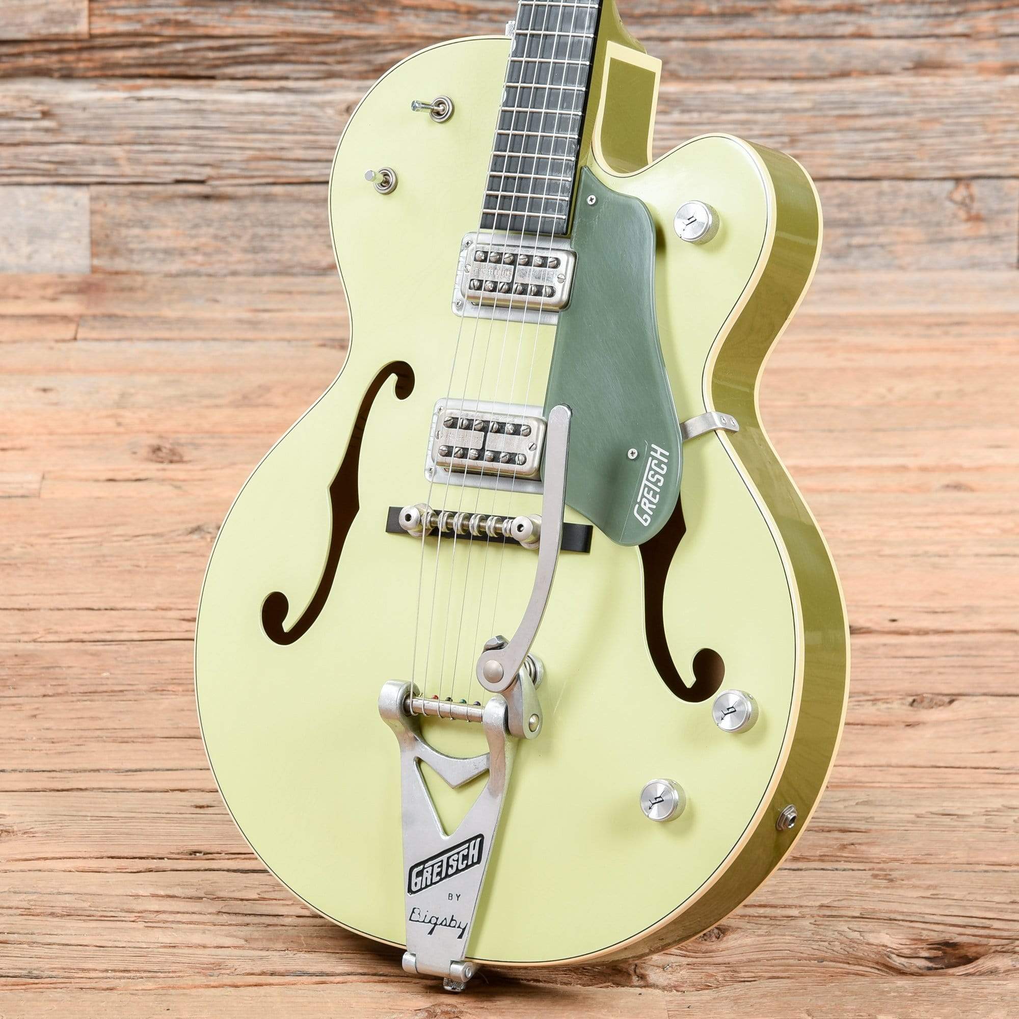 Gretsch Custom Shop G6118-R-CST Anniversary Relic Stephen Stern Masterbuilt 2-Tone Smoke Green 2007 Electric Guitars / Hollow Body
