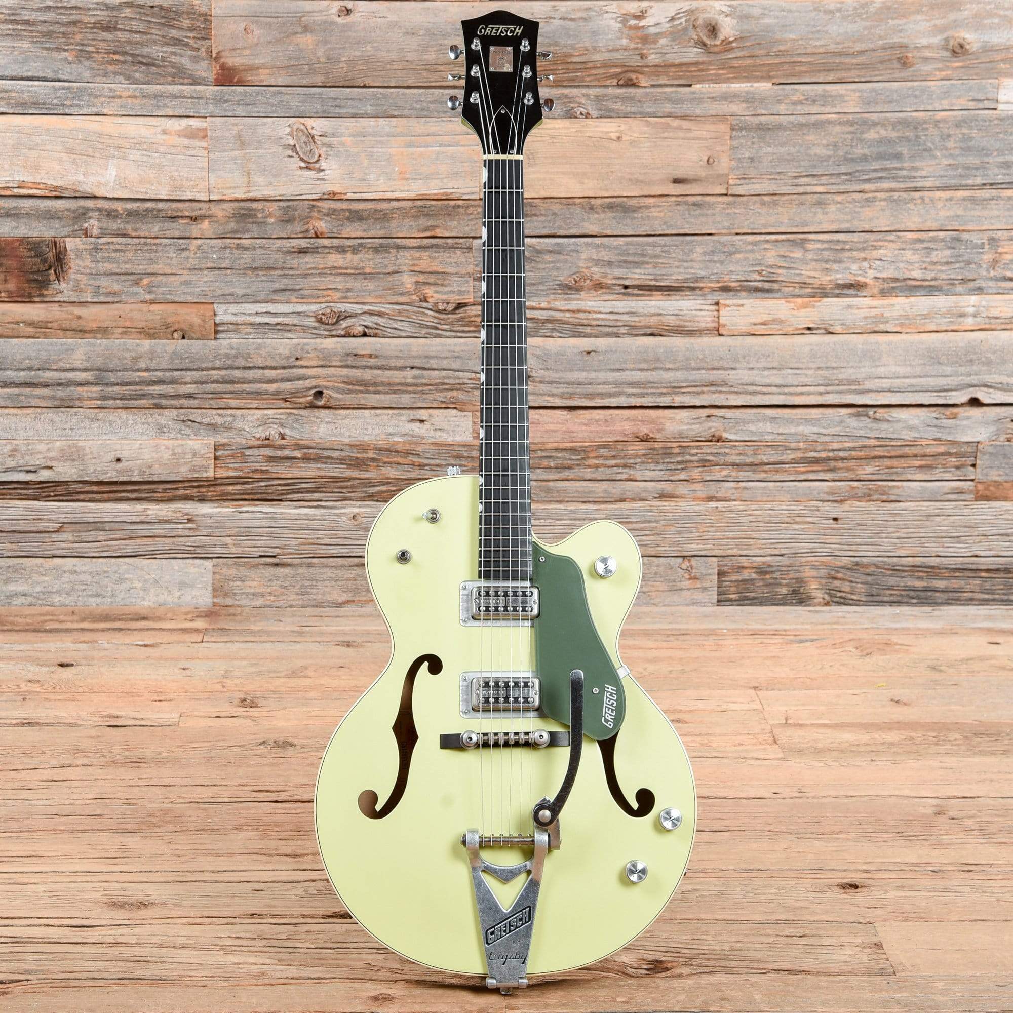 Gretsch Custom Shop G6118-R-CST Anniversary Relic Stephen Stern Masterbuilt 2-Tone Smoke Green 2007 Electric Guitars / Hollow Body