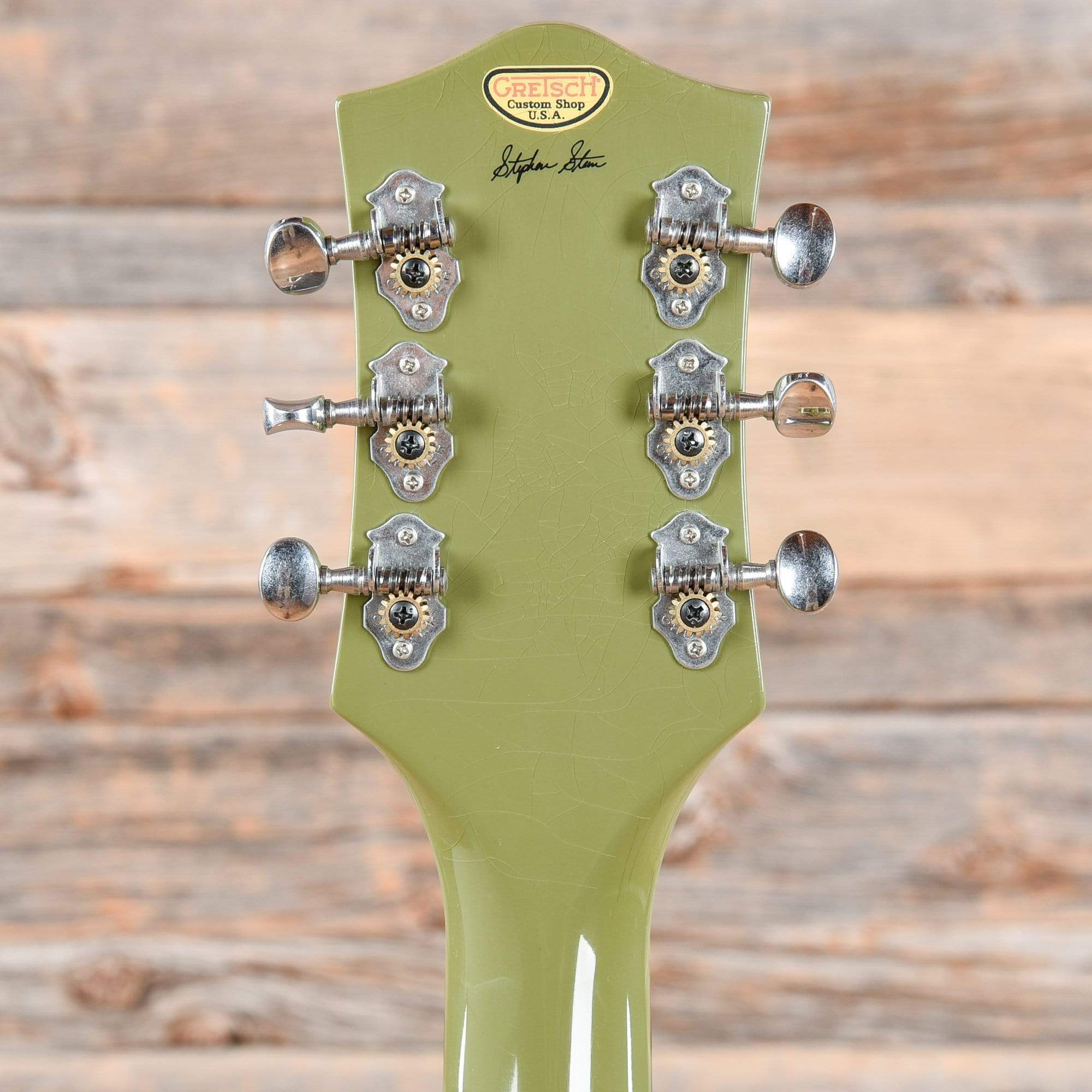 Gretsch Custom Shop G6118-R-CST Anniversary Relic Stephen Stern Masterbuilt 2-Tone Smoke Green 2007 Electric Guitars / Hollow Body