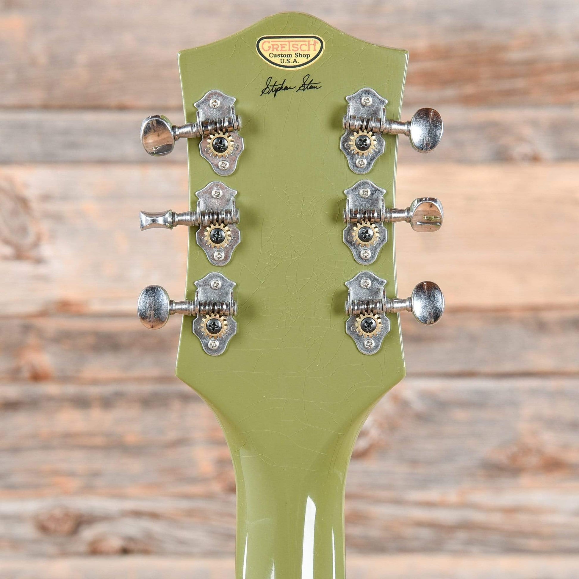Gretsch Custom Shop G6118-R-CST Anniversary Relic Stephen Stern Masterbuilt 2-Tone Smoke Green 2007 Electric Guitars / Hollow Body
