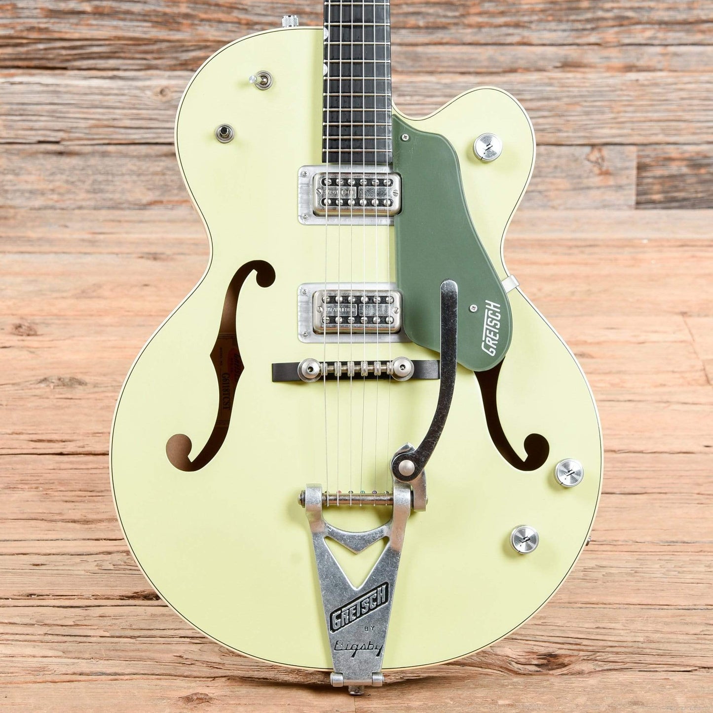 Gretsch Custom Shop G6118-R-CST Anniversary Relic Stephen Stern Masterbuilt 2-Tone Smoke Green 2007 Electric Guitars / Hollow Body