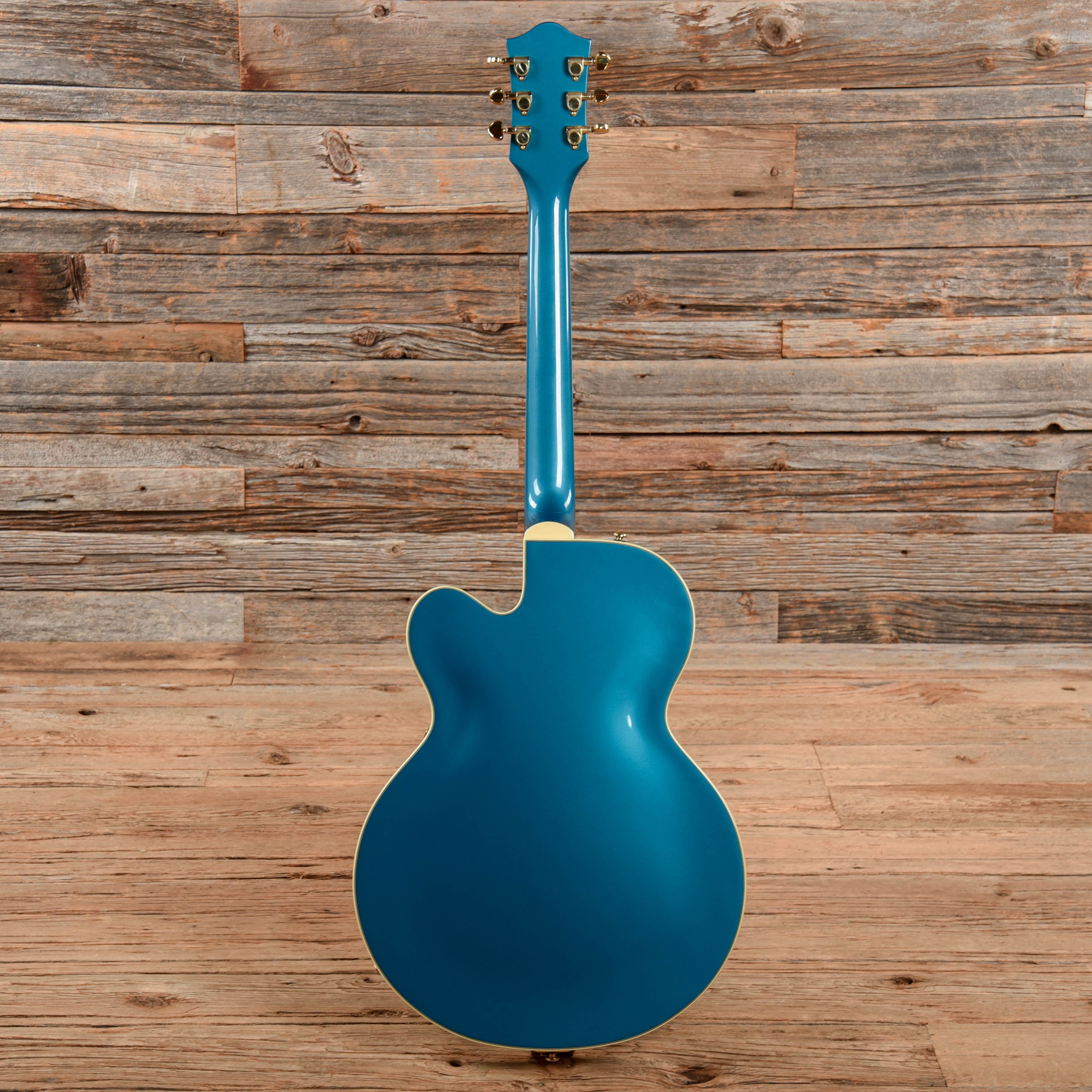 Gretsch G2410TG Streamliner Hollow Body Single-Cut and Gold Hardware Ocean Turquoise w/Bigsby Electric Guitars / Hollow Body