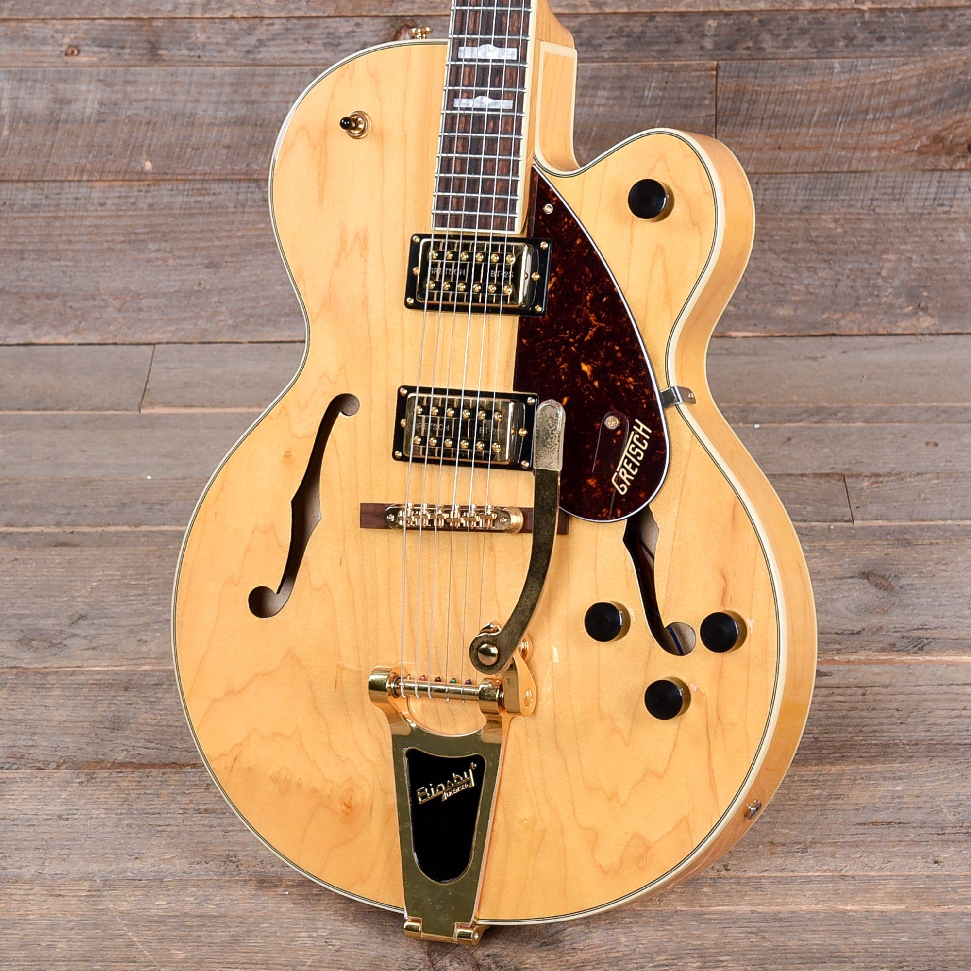 Gretsch G2410TG Streamliner Hollow Body Single-Cut and Gold Hardware Village Amber w/Bigsby Electric Guitars / Hollow Body
