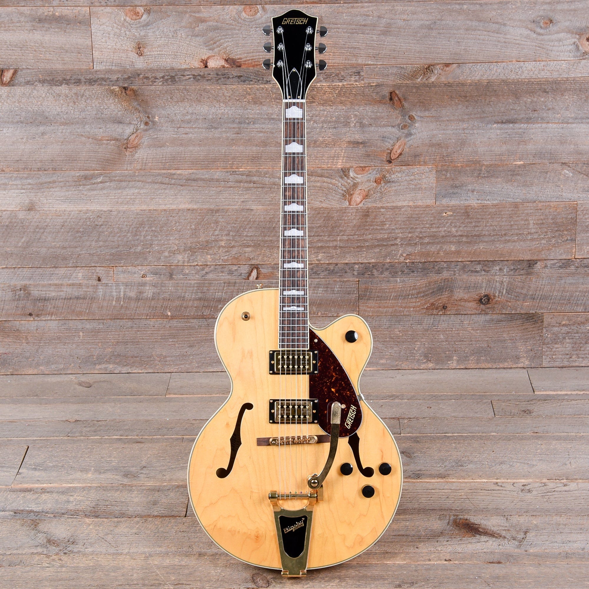 Gretsch G2410TG Streamliner Hollow Body Single-Cut and Gold Hardware Village Amber w/Bigsby Electric Guitars / Hollow Body