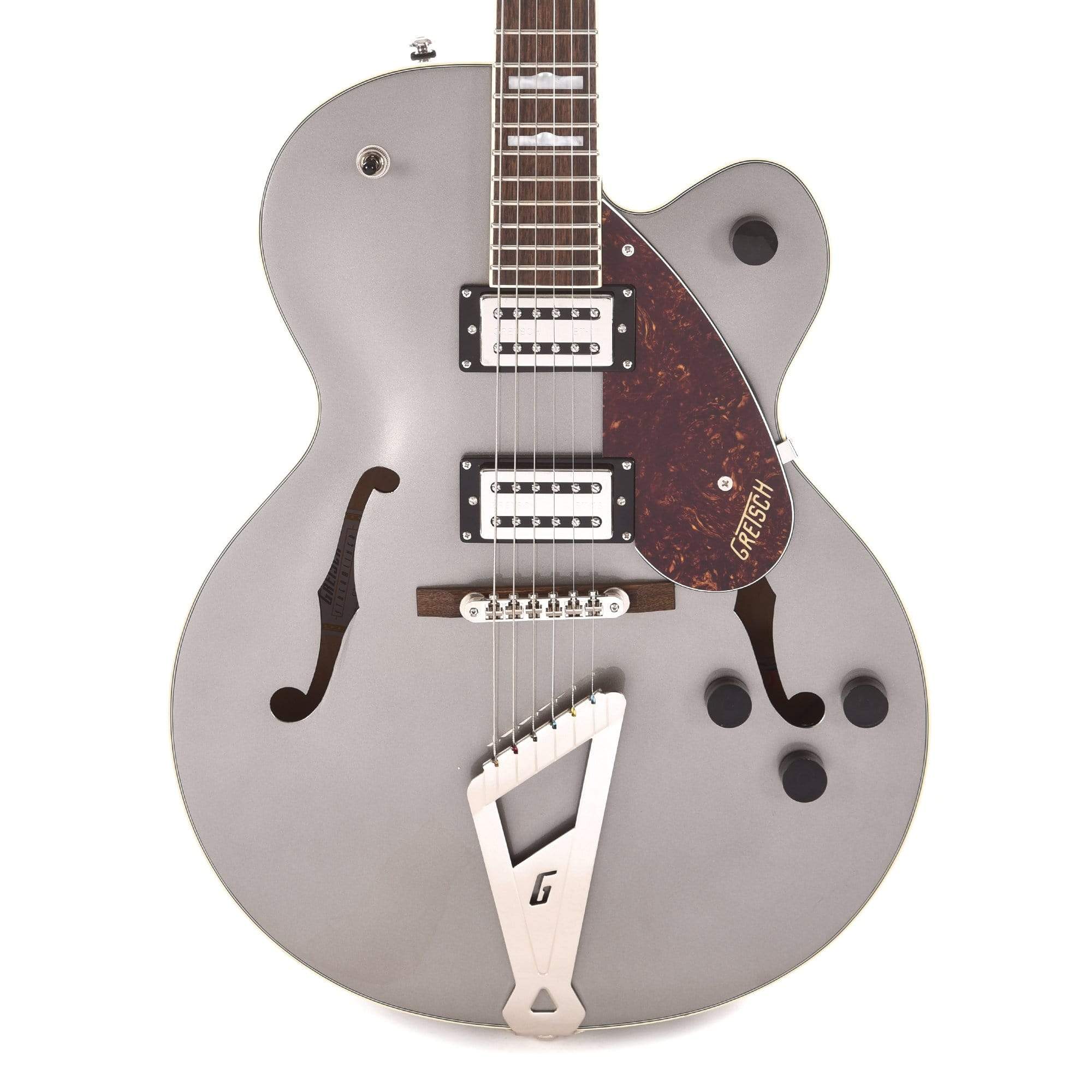 Gretsch G2420 Streamliner Hollow Body Phantom Metallic w/Chromatic II & Broad'Tron BT-2S Pickups Electric Guitars / Hollow Body
