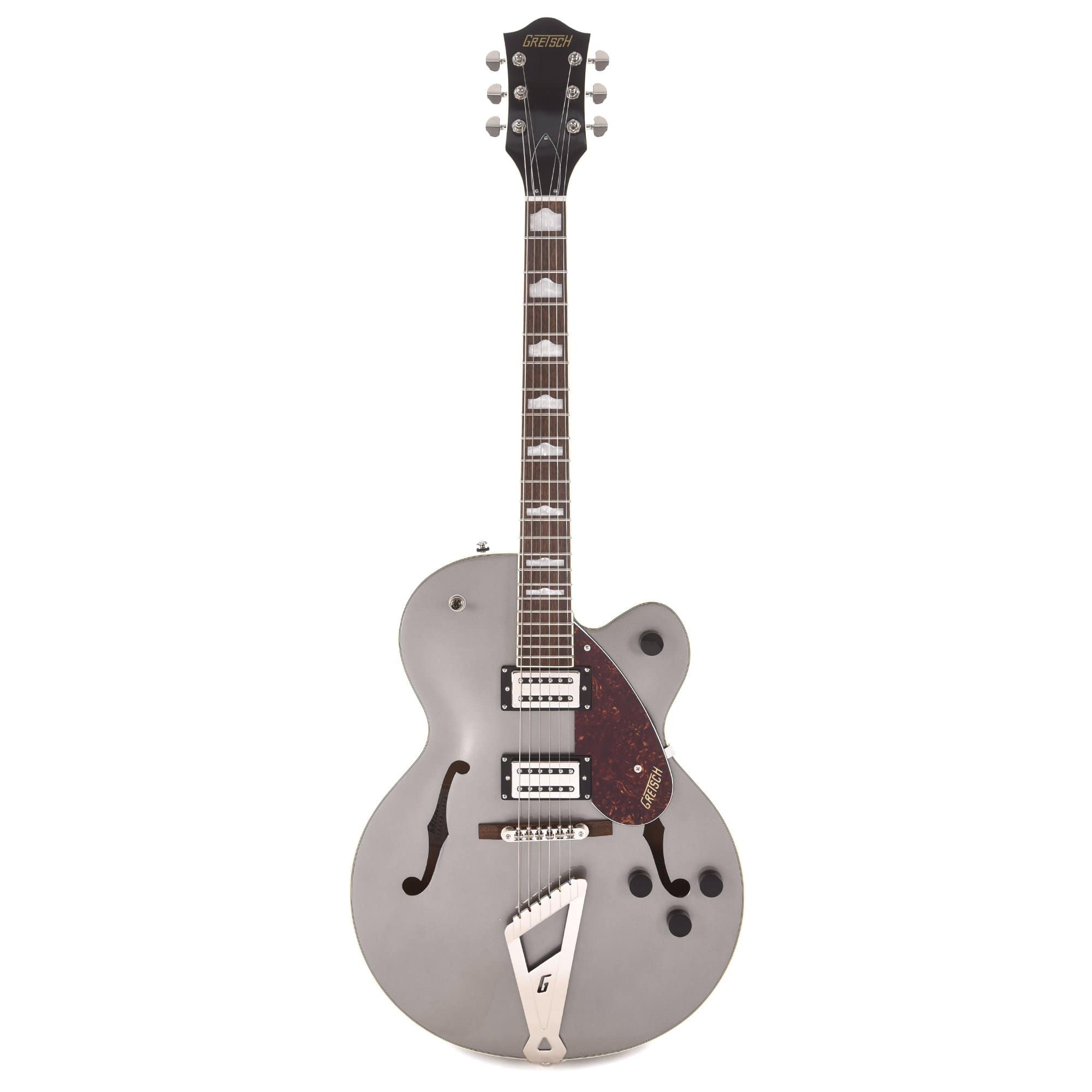 Gretsch G2420 Streamliner Hollow Body Phantom Metallic w/Chromatic II & Broad'Tron BT-2S Pickups Electric Guitars / Hollow Body