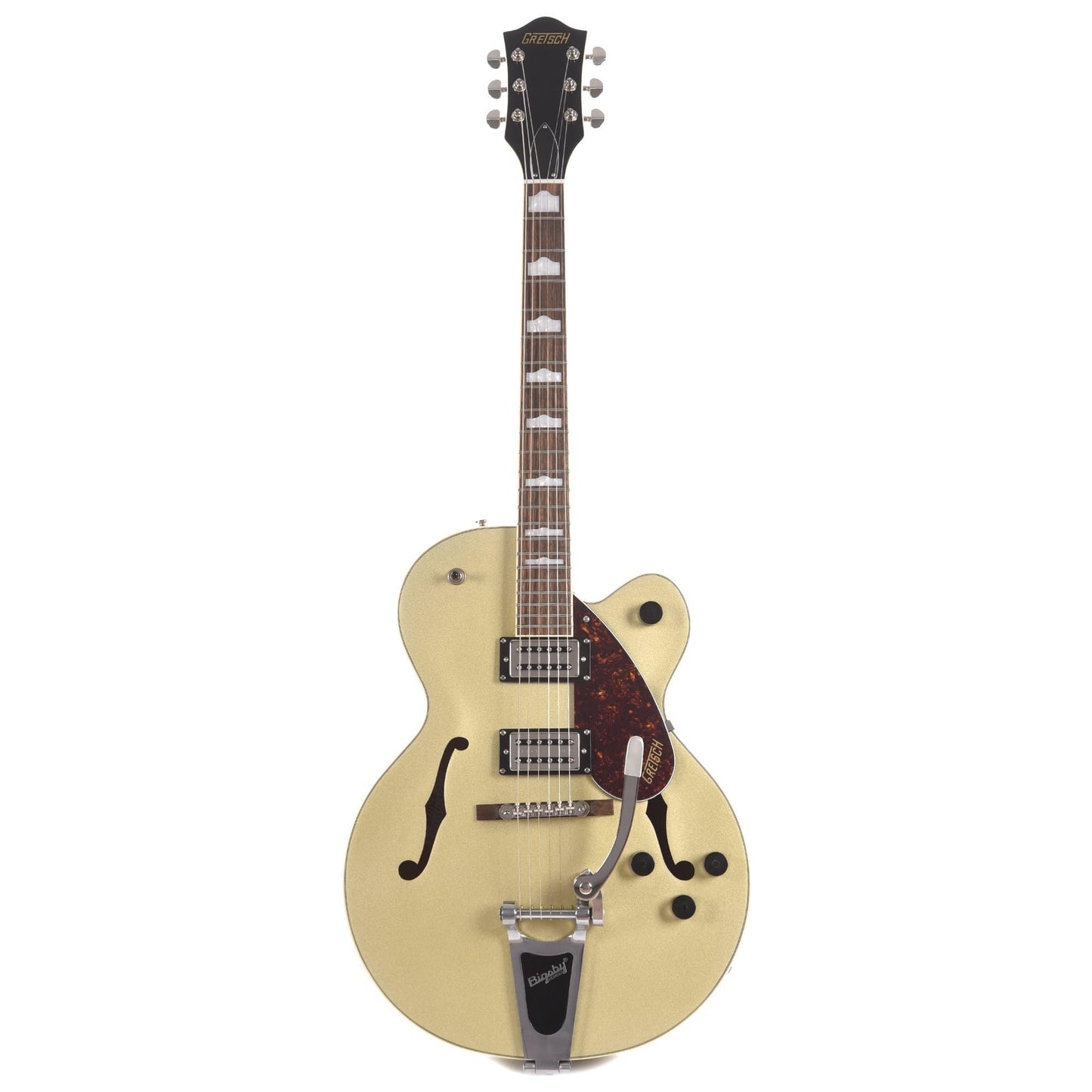Gretsch G2420T Streamliner Hollow Body Golddust w/Bigsby & Broad'Tron Pickups Electric Guitars / Hollow Body
