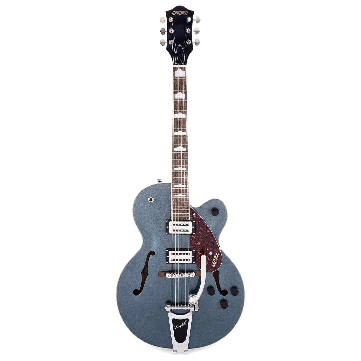 Gretsch G2420T Streamliner Hollow Body Gunmetal w/Bigsby & Broad'Tron BT-2S Pickups Electric Guitars / Hollow Body