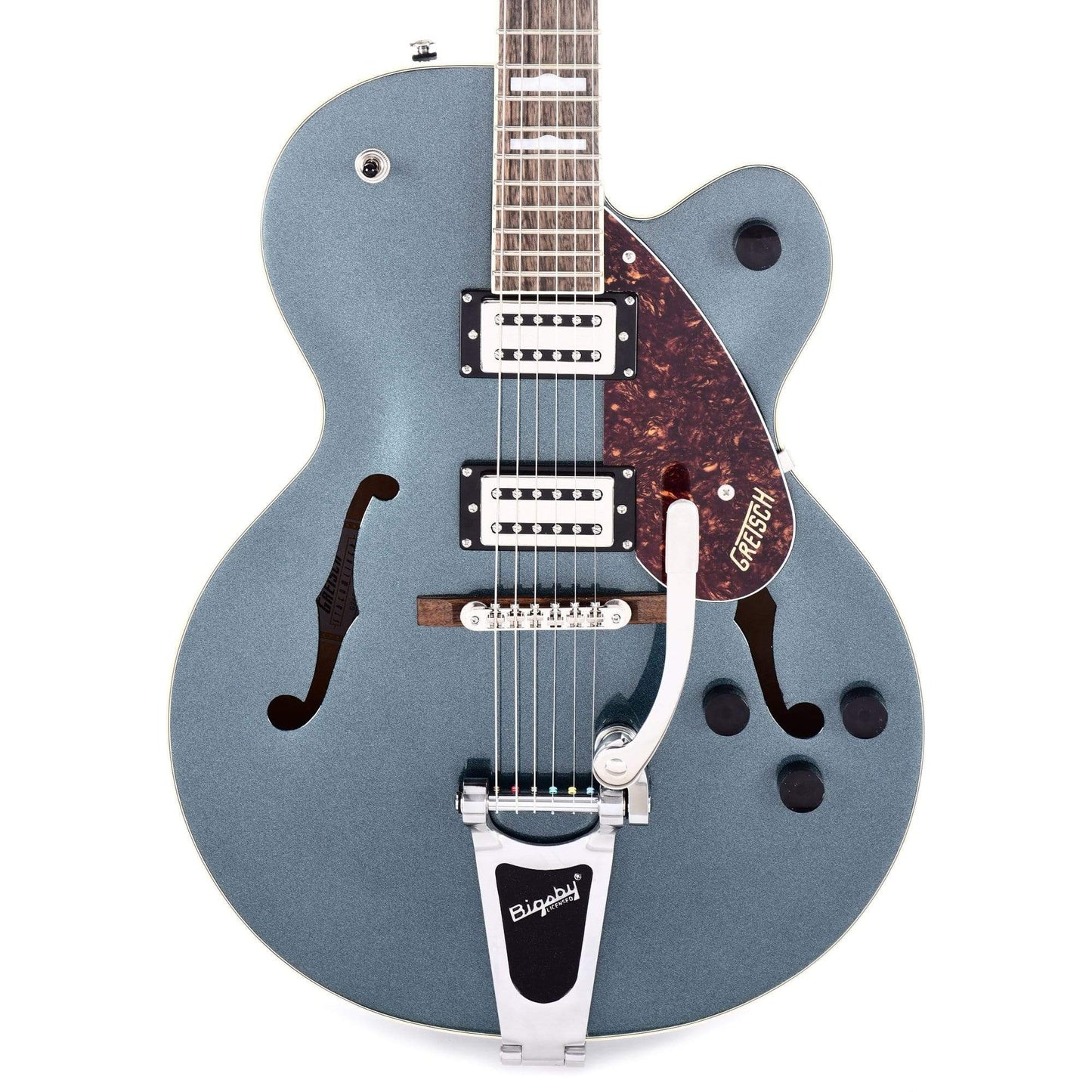 Gretsch G2420T Streamliner Hollow Body Gunmetal w/Bigsby & Broad'Tron BT-2S Pickups Electric Guitars / Hollow Body