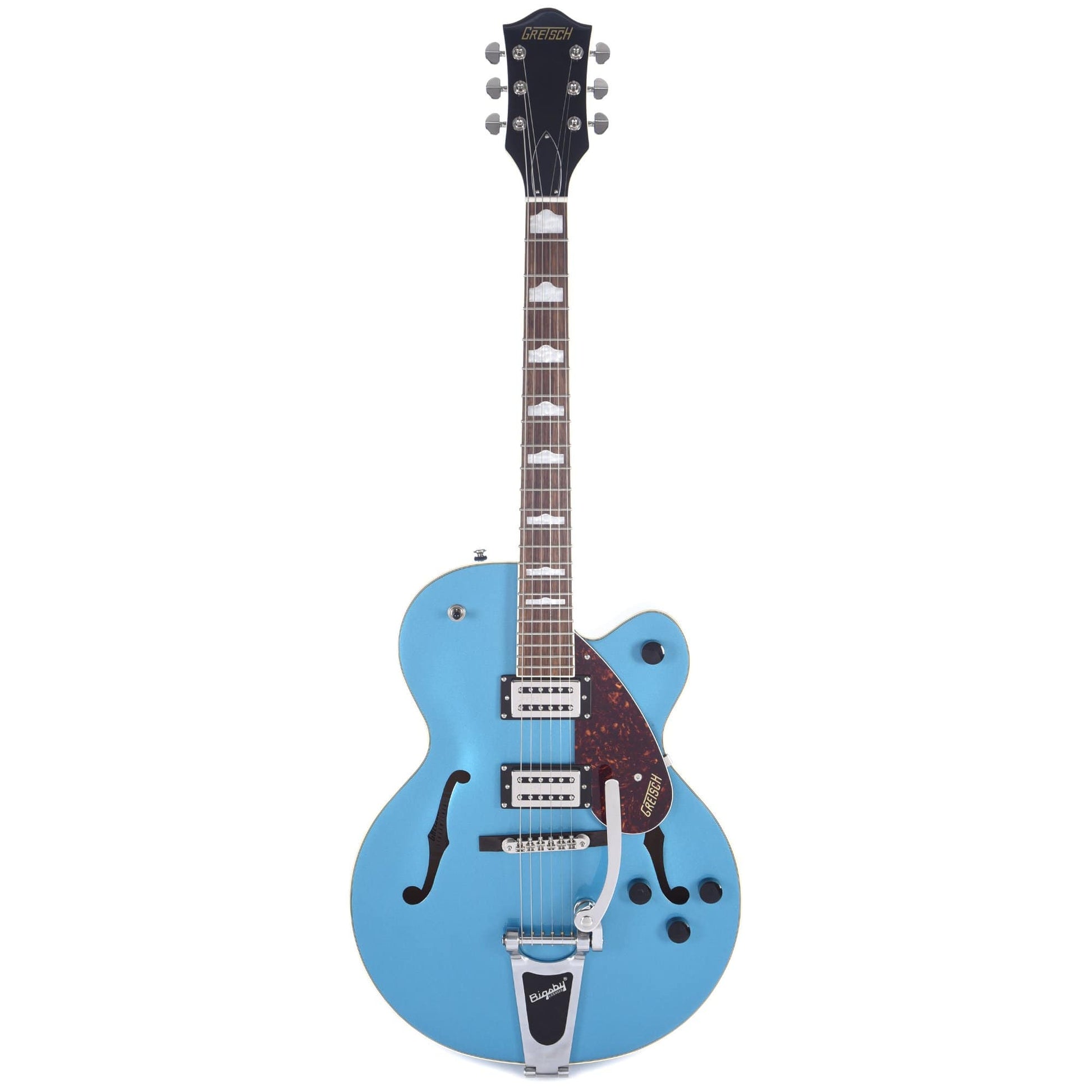 Gretsch G2420T Streamliner Hollow Body Riviera Blue w/Bigsby & Broad'Tron Pickups Electric Guitars / Hollow Body