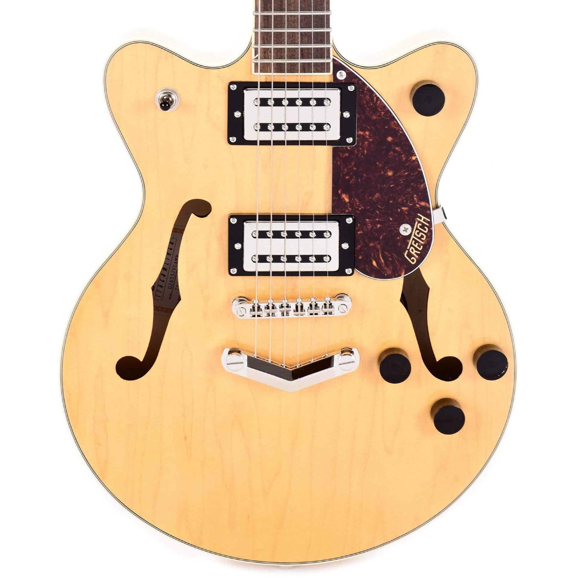 Gretsch G2655 Streamliner Center Block Jr.  Village Amber w/V-Stoptail & Broad'Tron BT-2S Pickups Electric Guitars / Hollow Body