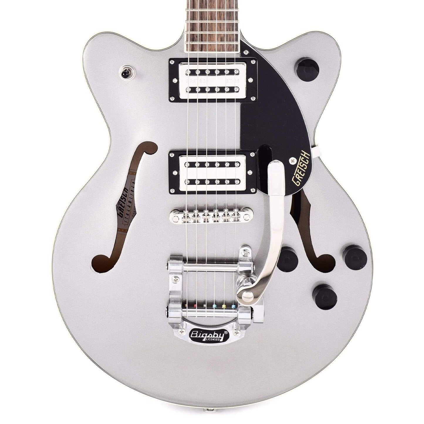 Gretsch G2655T Streamliner Center Block Jr. Phantom Metallic w/Bigsby & Broad'Tron BT-2S Pickups Electric Guitars / Hollow Body