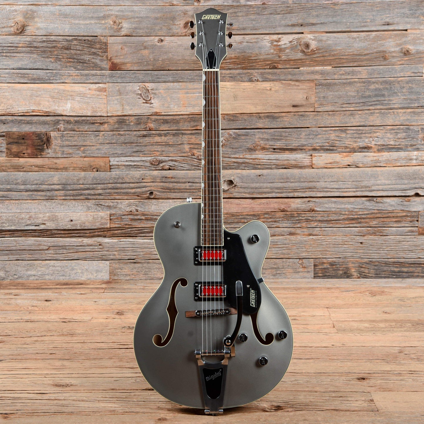 Gretsch G5410T Electromatic "Rat Rod" Hollow Body Single-Cut w/Bigsby Matte Phantom Metallic 2019 Electric Guitars / Hollow Body