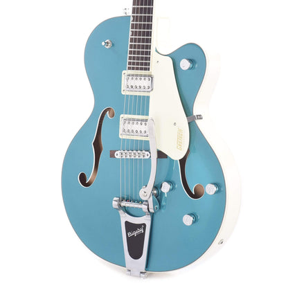 Gretsch G5410T Limited Edition Electromatic "Tri-Five" Hollow Body Single-Cut Two-Tone Ocean Turquoise/Vintage White w/Bigsby Electric Guitars / Hollow Body