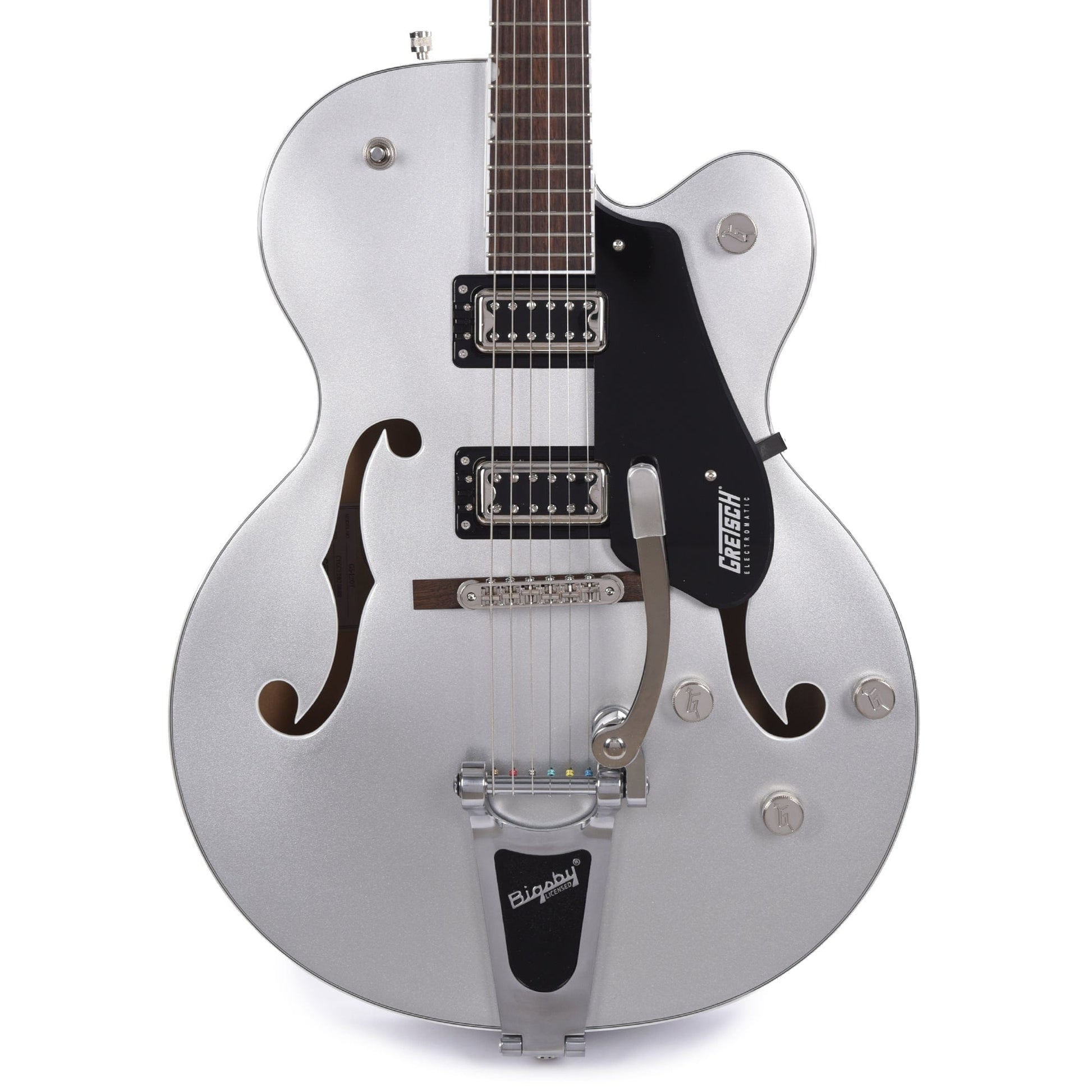 Gretsch G5420T Electromatic Hollow-Body Single Cut Airline Silver w/Bigsby Electric Guitars / Hollow Body