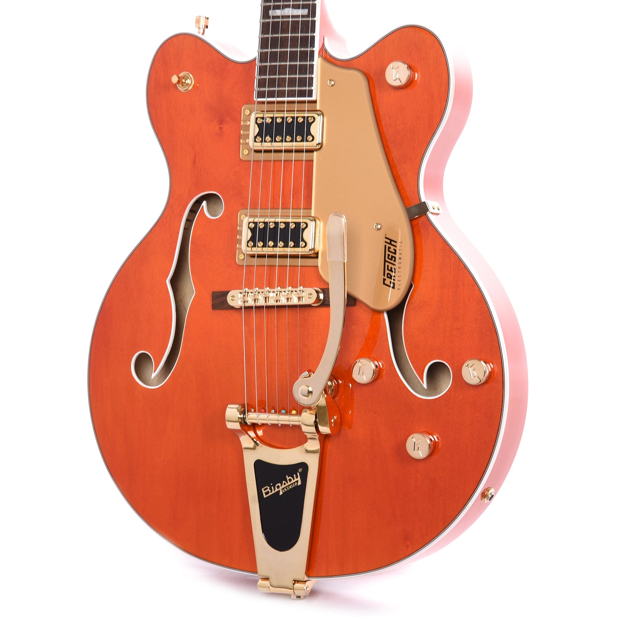 Gretsch G5422TG Electromatic Hollow-Body Double Cut Orange Stain w/Bigsby Electric Guitars / Hollow Body
