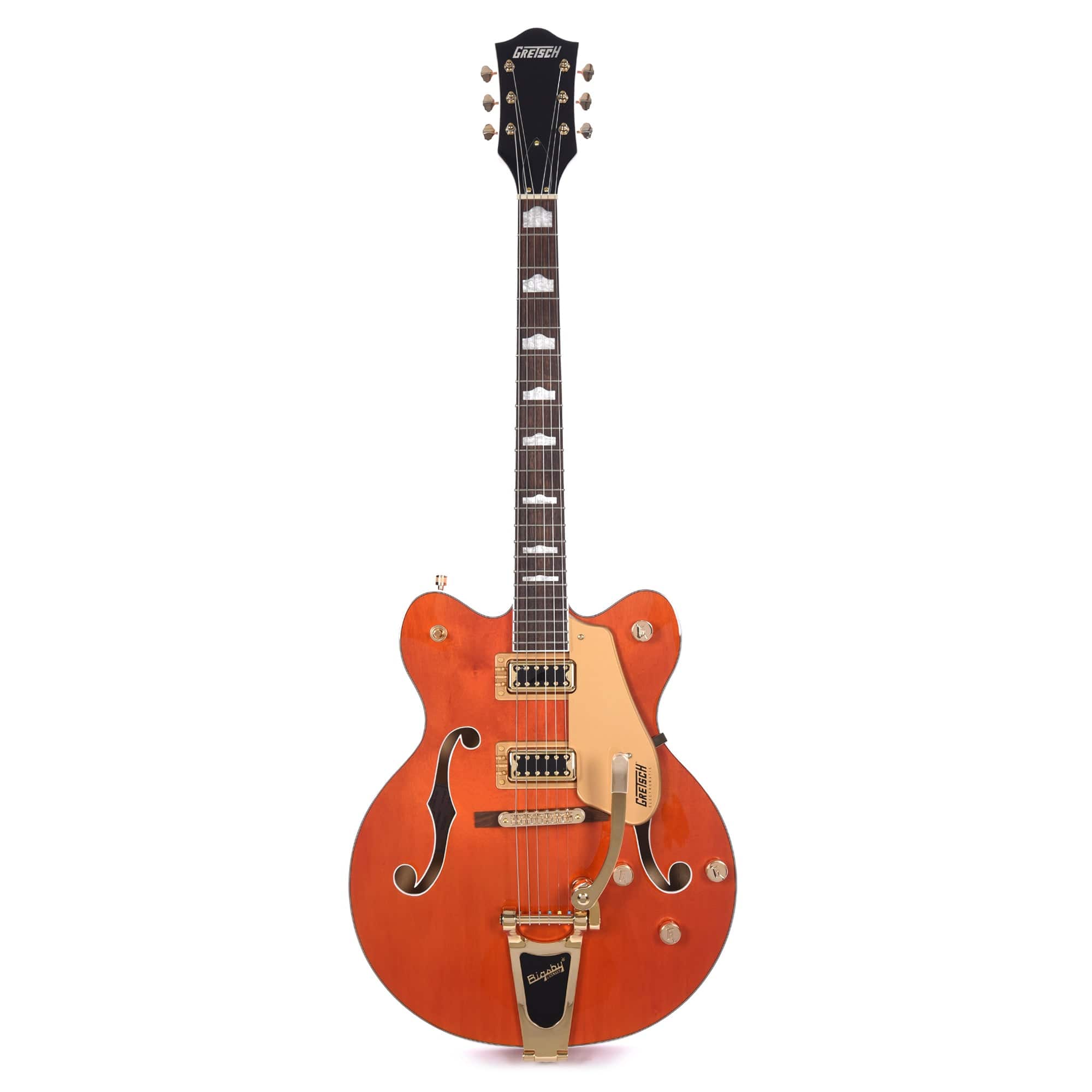 Gretsch G5422TG Electromatic Hollow-Body Double Cut Orange Stain w/Bigsby Electric Guitars / Hollow Body