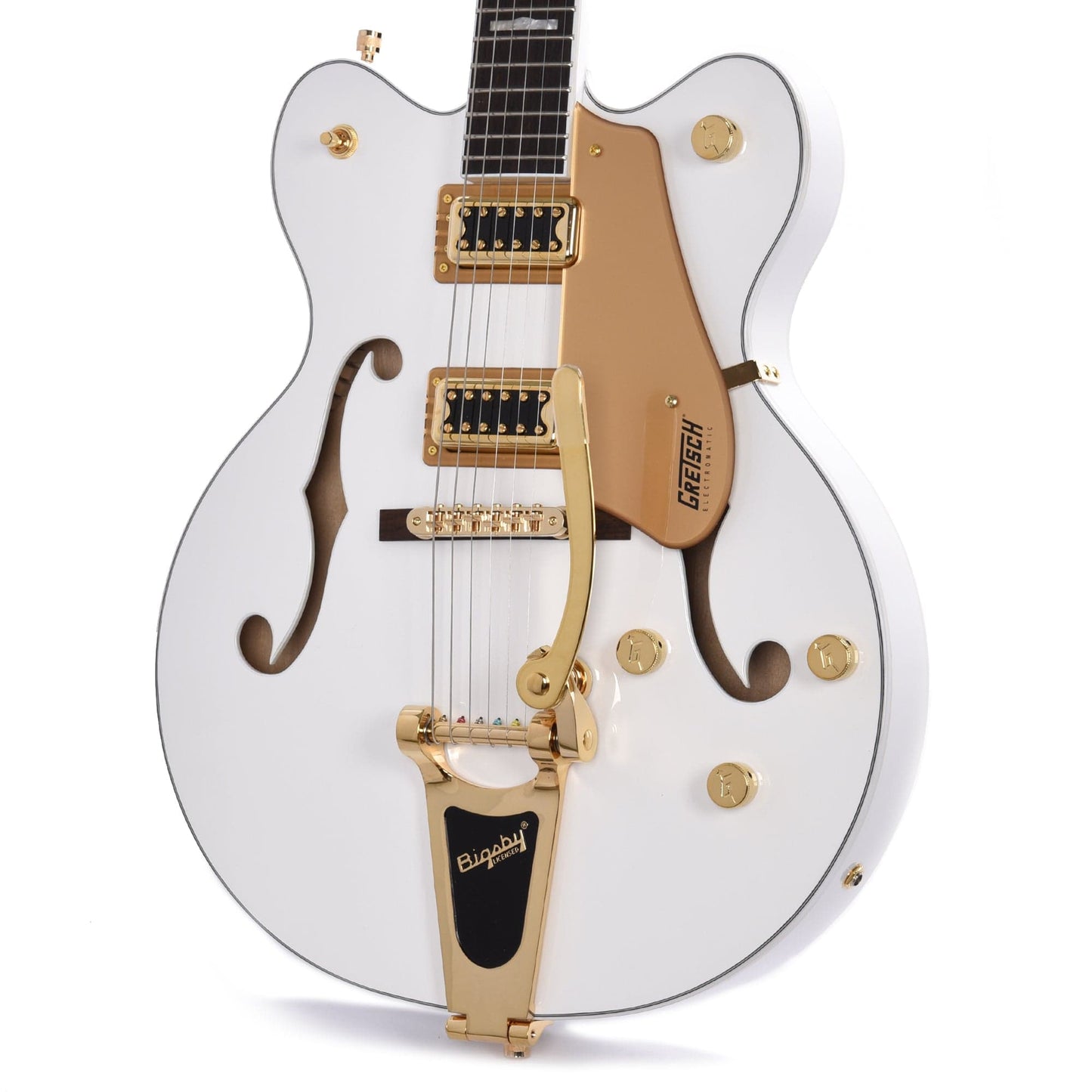 Gretsch G5422TG Electromatic Hollow-Body Double Cut Snowcrest White w/Bigsby Electric Guitars / Hollow Body