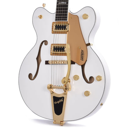 Gretsch G5422TG Electromatic Hollow-Body Double Cut Snowcrest White w/Bigsby Electric Guitars / Hollow Body