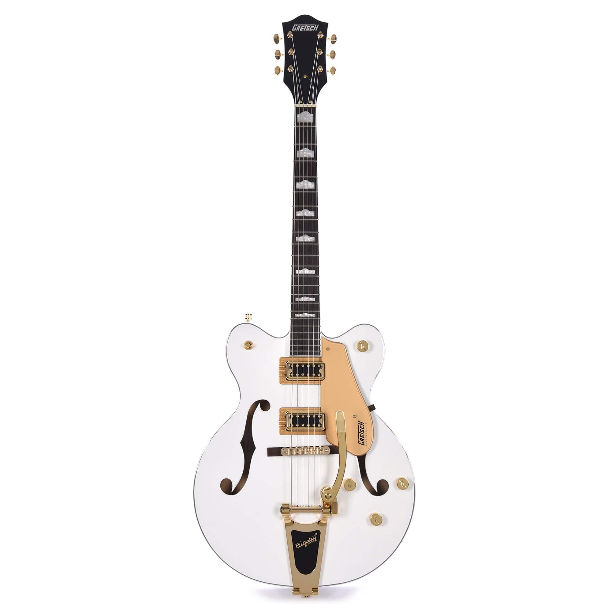 Gretsch G5422TG Electromatic Hollow-Body Double Cut Snowcrest White w/Bigsby Electric Guitars / Hollow Body