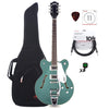 Gretsch G5622T Electromatic Center Block Double-Cut Georgia Green w/Bigsby w/Gig Bag, Tuner, (1) Cable, Picks and Strings Bundle Electric Guitars / Hollow Body