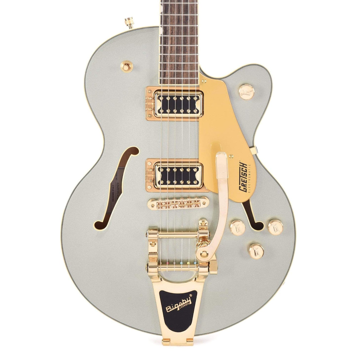 Gretsch G5655TG Electromatic Center Block Jr. Single-Cut Aspen Green w/Bigsby & Gold Hardware Electric Guitars / Hollow Body