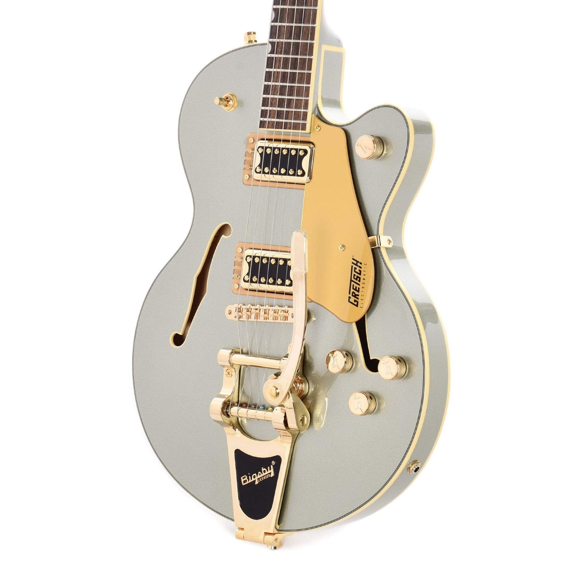 Gretsch G5655TG Electromatic Center Block Jr. Single-Cut Aspen Green w/Bigsby & Gold Hardware Electric Guitars / Hollow Body