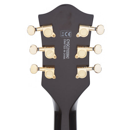 Gretsch G5655TG Electromatic Center Block Jr. Single-Cut Black Gold w/Bigsby & Gold Hardware Electric Guitars / Hollow Body
