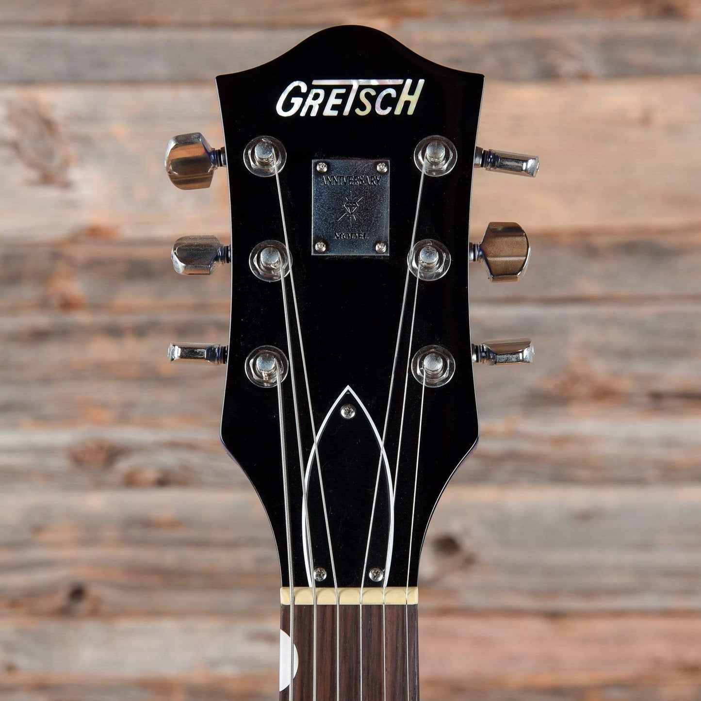 Gretsch G6118T Players Edition Anniversary 2 Tone Iridium Silver/Azure Metallic w/String Thru Bigsby Electric Guitars / Hollow Body