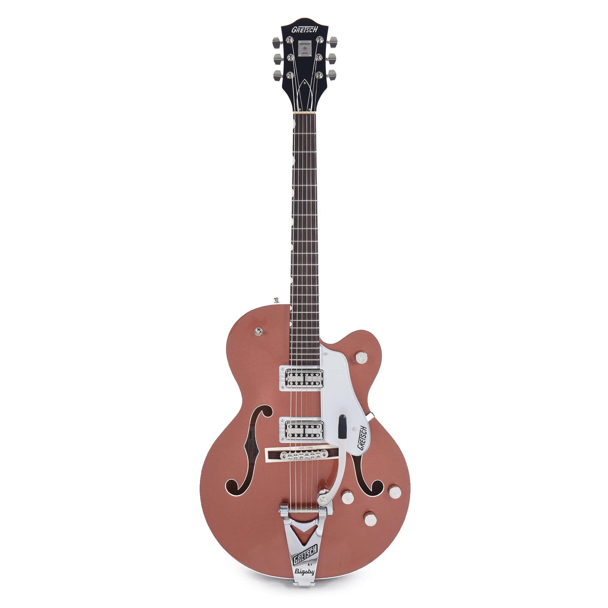 Gretsch G6118T Players Edition Anniversary Hollow Body Two-Tone Copper Metallic/Sahara Metallic w/Bigsby Electric Guitars / Hollow Body