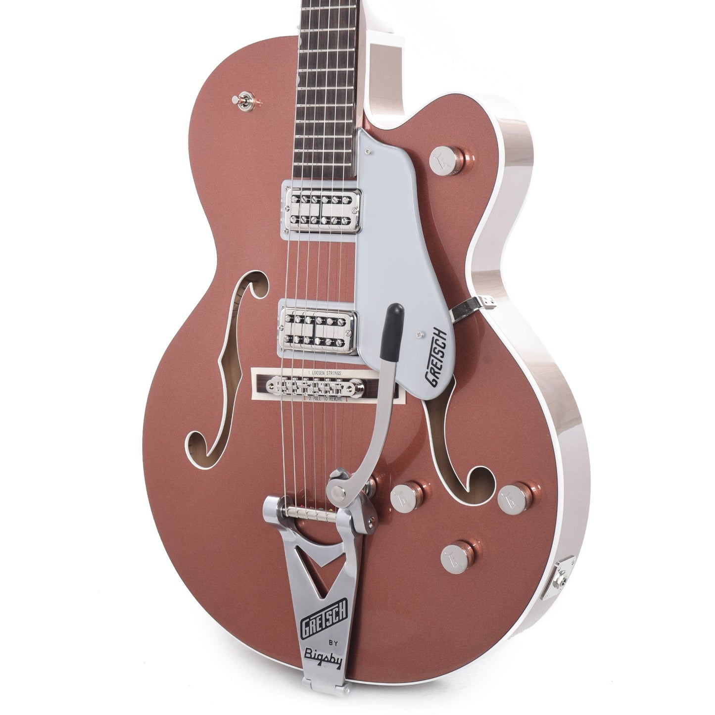 Gretsch G6118T Players Edition Anniversary Hollow Body Two-Tone Copper Metallic/Sahara Metallic w/Bigsby Electric Guitars / Hollow Body