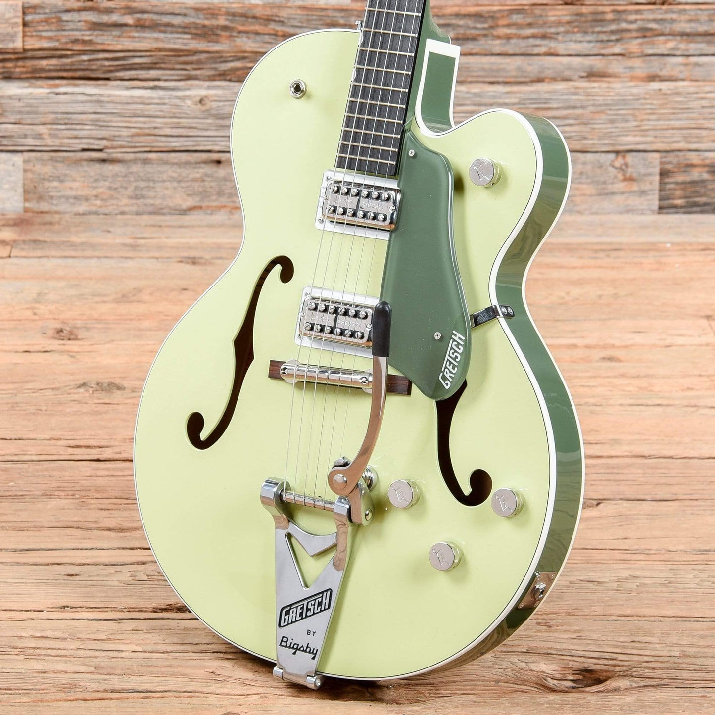 Gretsch G6118T-SGR Players Edition Anniversary 2-Tone Smoke Green 2018 Electric Guitars / Hollow Body