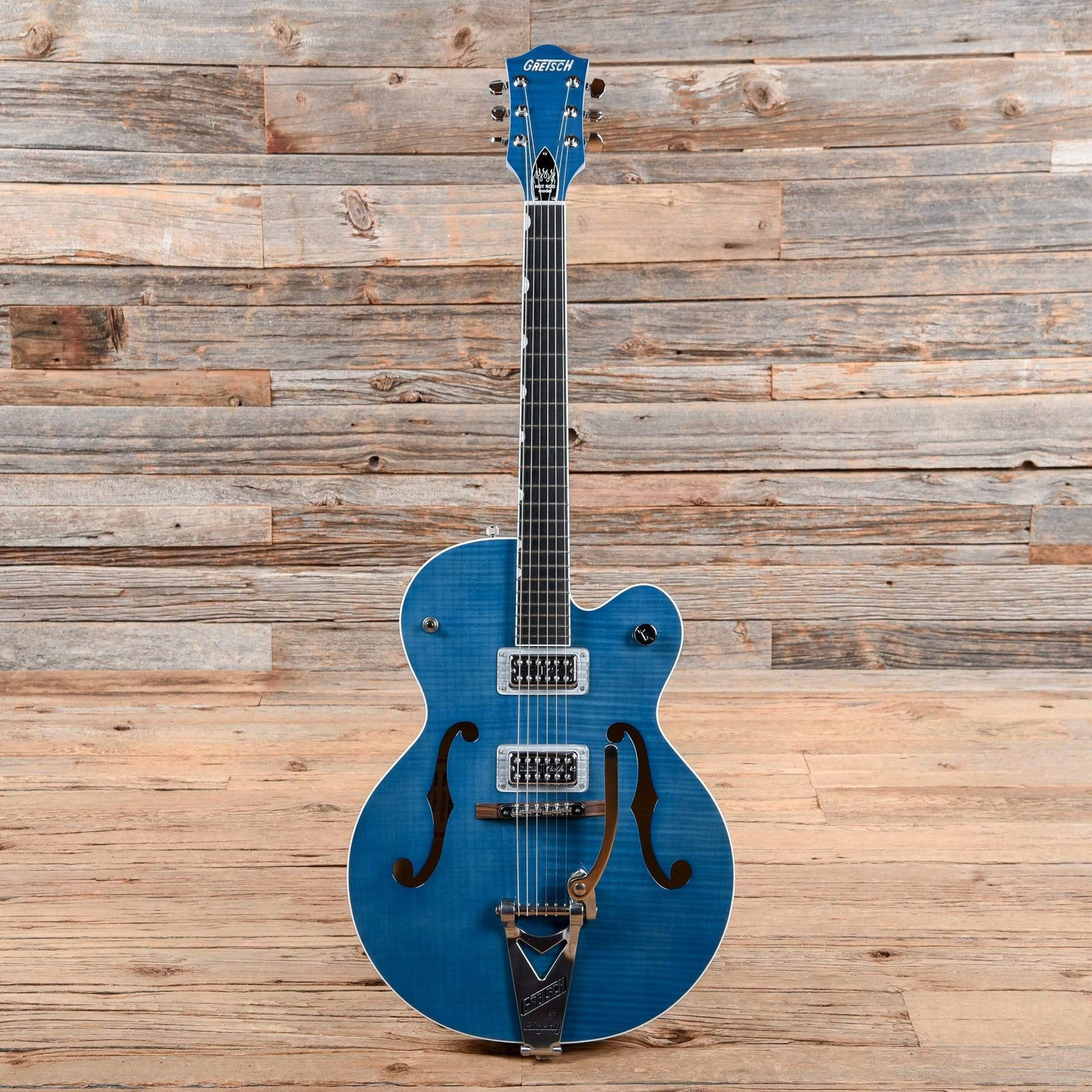 Gretsch G6120-BSHR-HBT Brian Setzer Hot Rod Harbour Blue 2015 Electric Guitars / Hollow Body