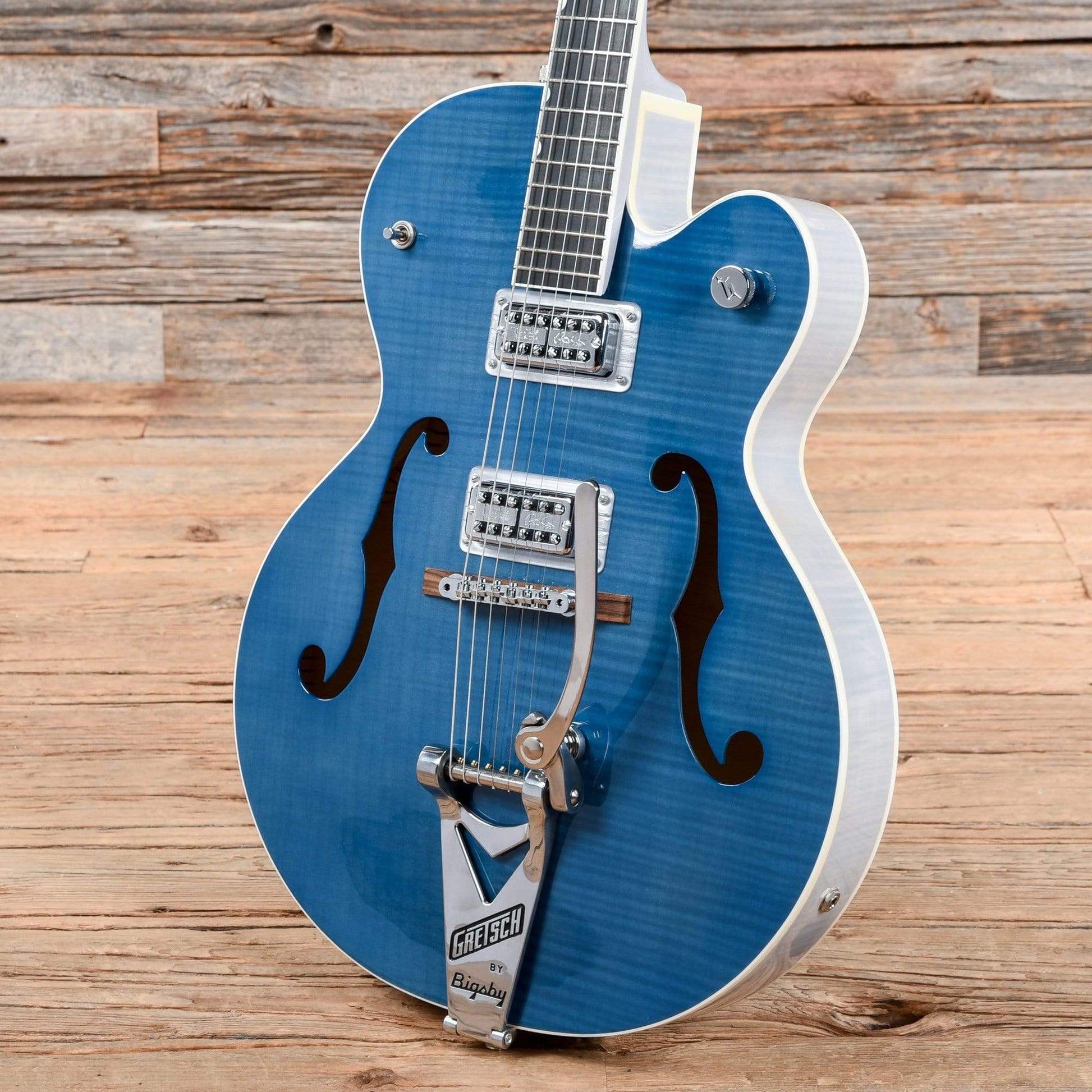 Gretsch G6120-BSHR-HBT Brian Setzer Hot Rod Harbour Blue 2015 Electric Guitars / Hollow Body