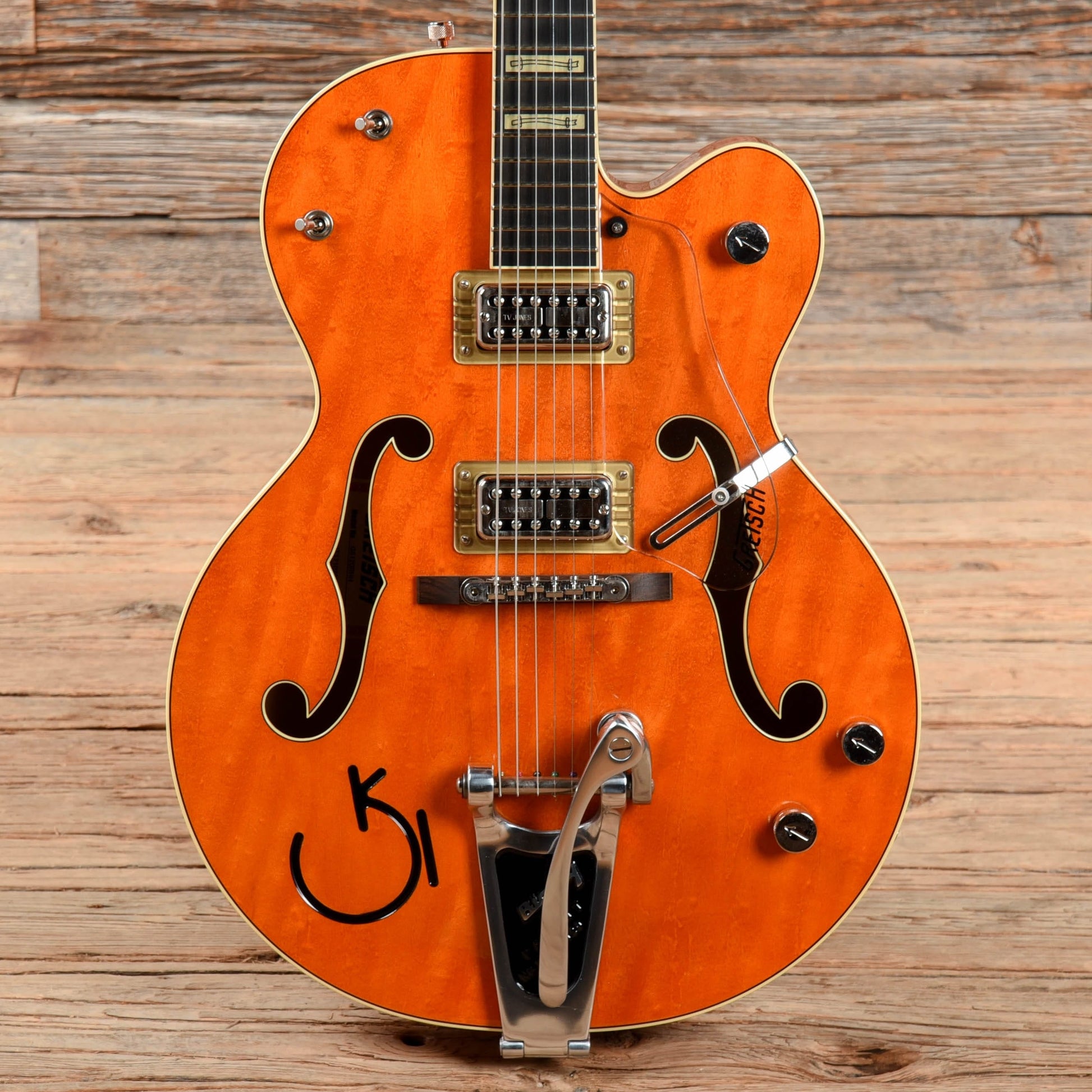 Gretsch G6120RHH Reverend Horton Heat Orange Stain Lacquer 2018 Electric Guitars / Hollow Body