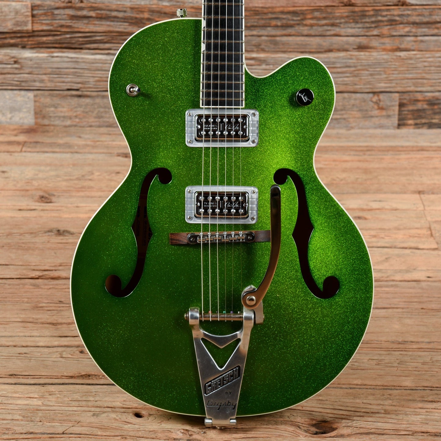 Gretsch G6120SH Brian Setzer Hot Rod Green Sparkle 2014 Electric Guitars / Hollow Body