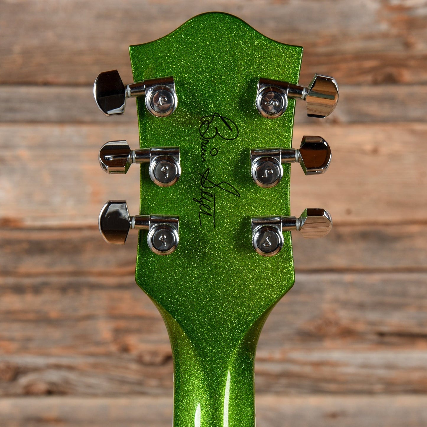 Gretsch G6120SH Brian Setzer Hot Rod Green Sparkle 2014 Electric Guitars / Hollow Body