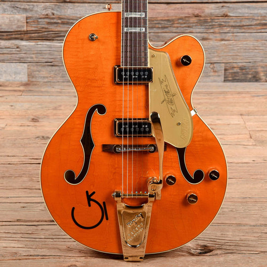 Gretsch G6120T-55 Vintage Select '55 Chet Atkins Hollow Body Orange 2020 Electric Guitars / Hollow Body