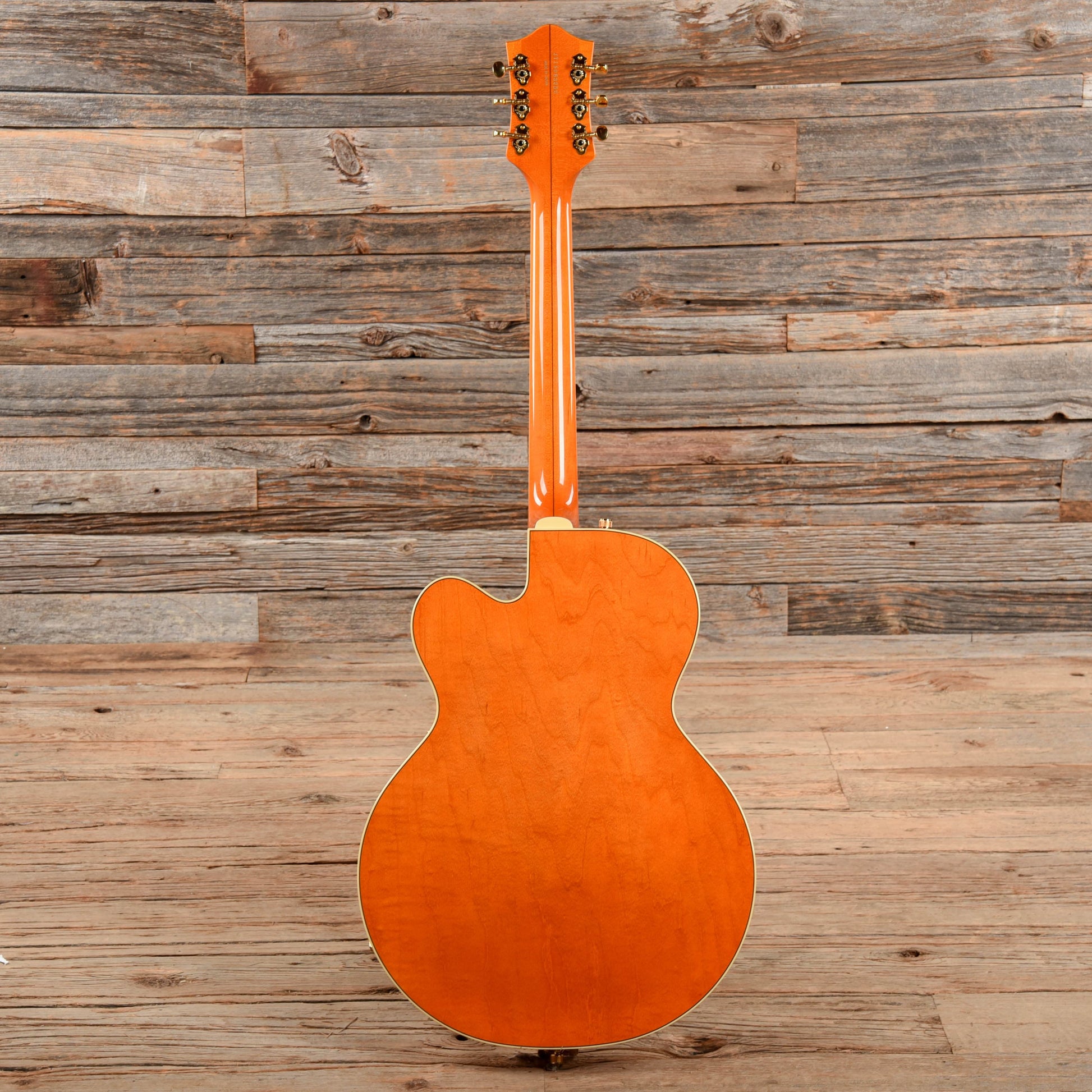 Gretsch G6120T-55 Vintage Select '55 Chet Atkins Hollow Body Vintage Orange Stain Lacquer 2018 Electric Guitars / Hollow Body