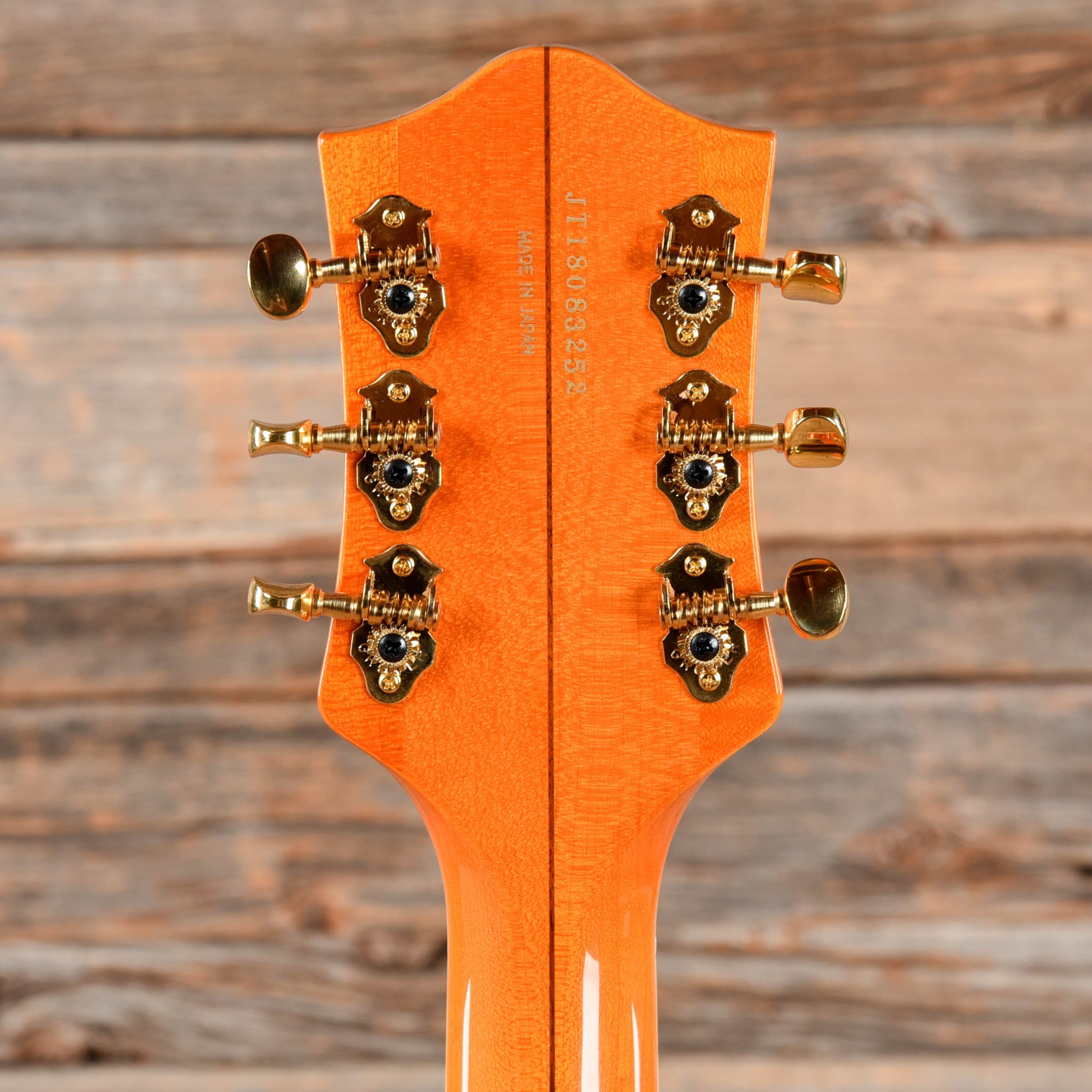 Gretsch G6120T-55 Vintage Select '55 Chet Atkins Hollow Body Vintage Orange Stain Lacquer 2018 Electric Guitars / Hollow Body