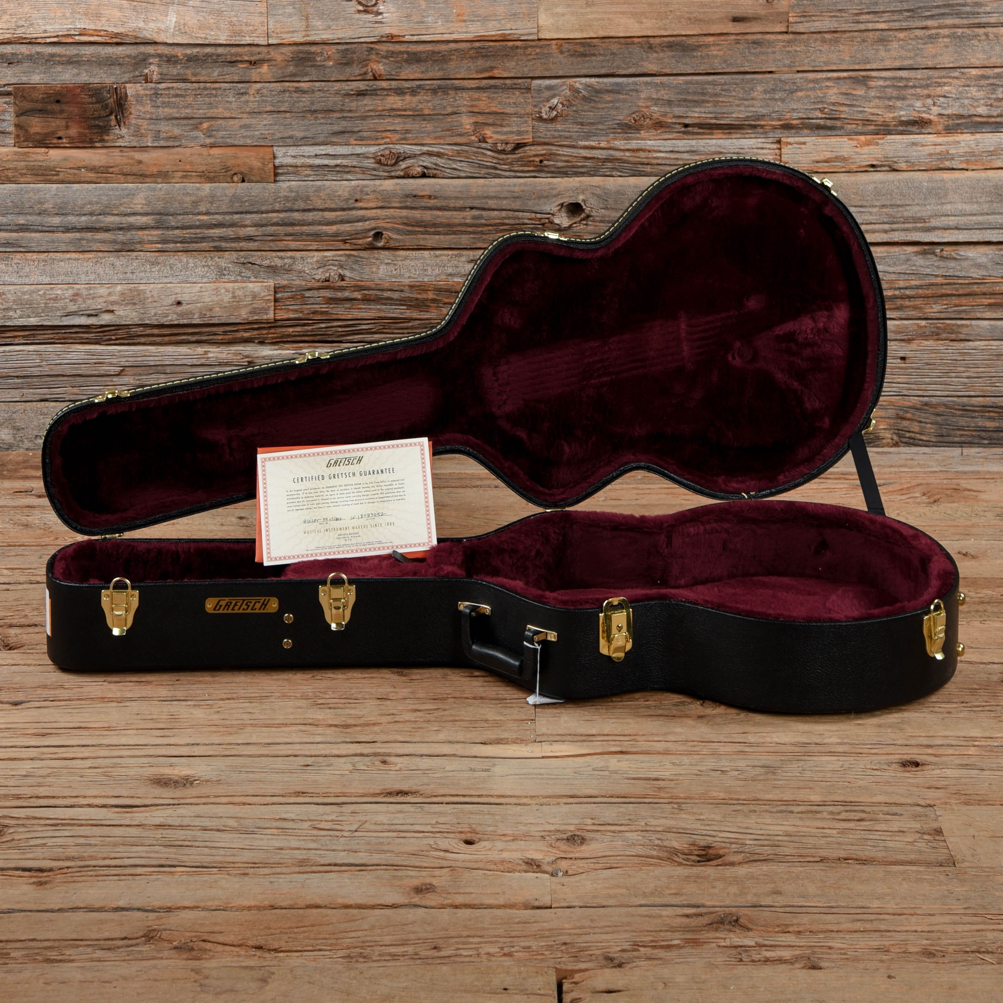 Gretsch G6120T-55 Vintage Select '55 Chet Atkins Hollow Body Vintage Orange Stain Lacquer 2018 Electric Guitars / Hollow Body