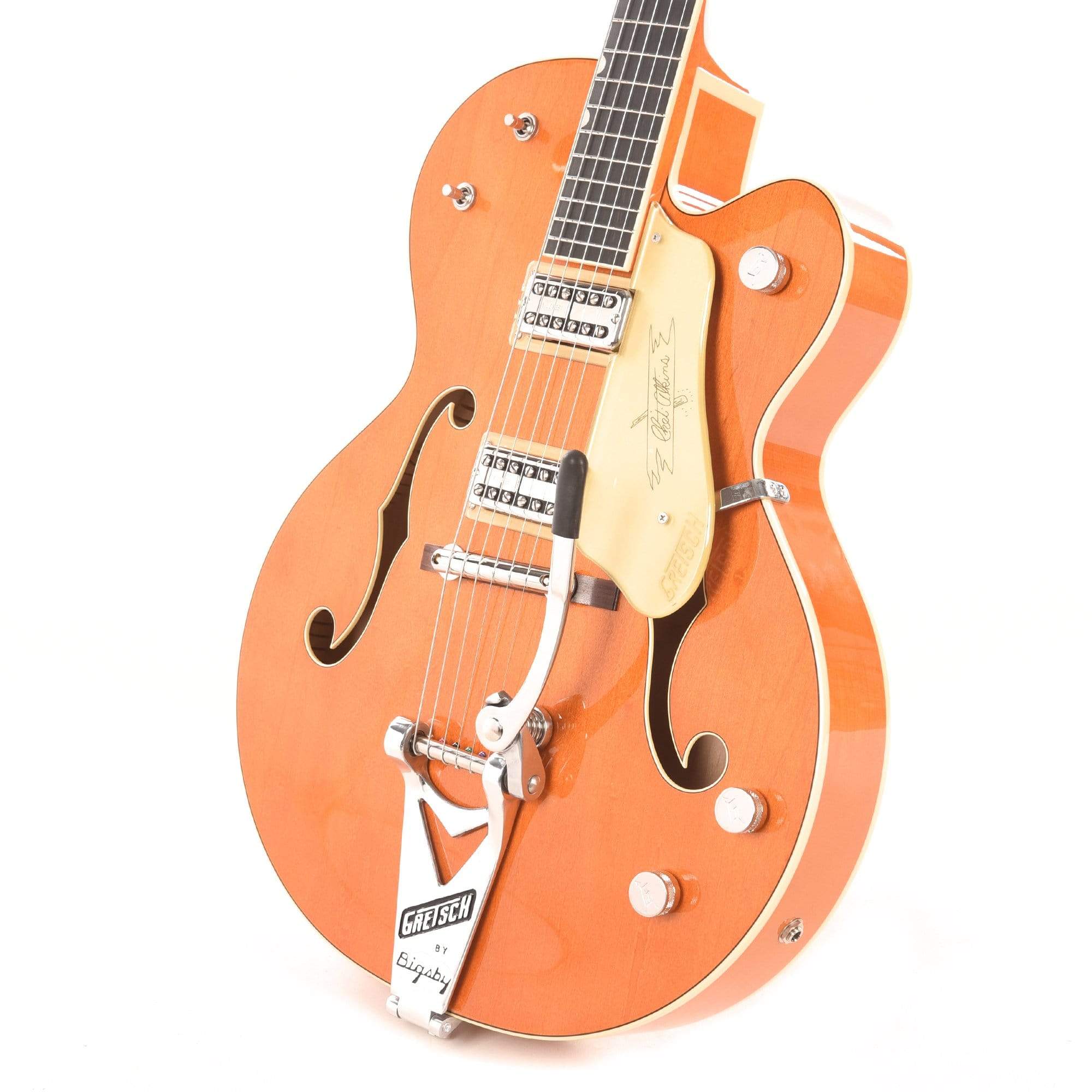 Gretsch G6120T-59 Vintage Select Edition '59 Chet Atkins Hollow Body Vintage Orange Stain w/Bigsby Electric Guitars / Hollow Body