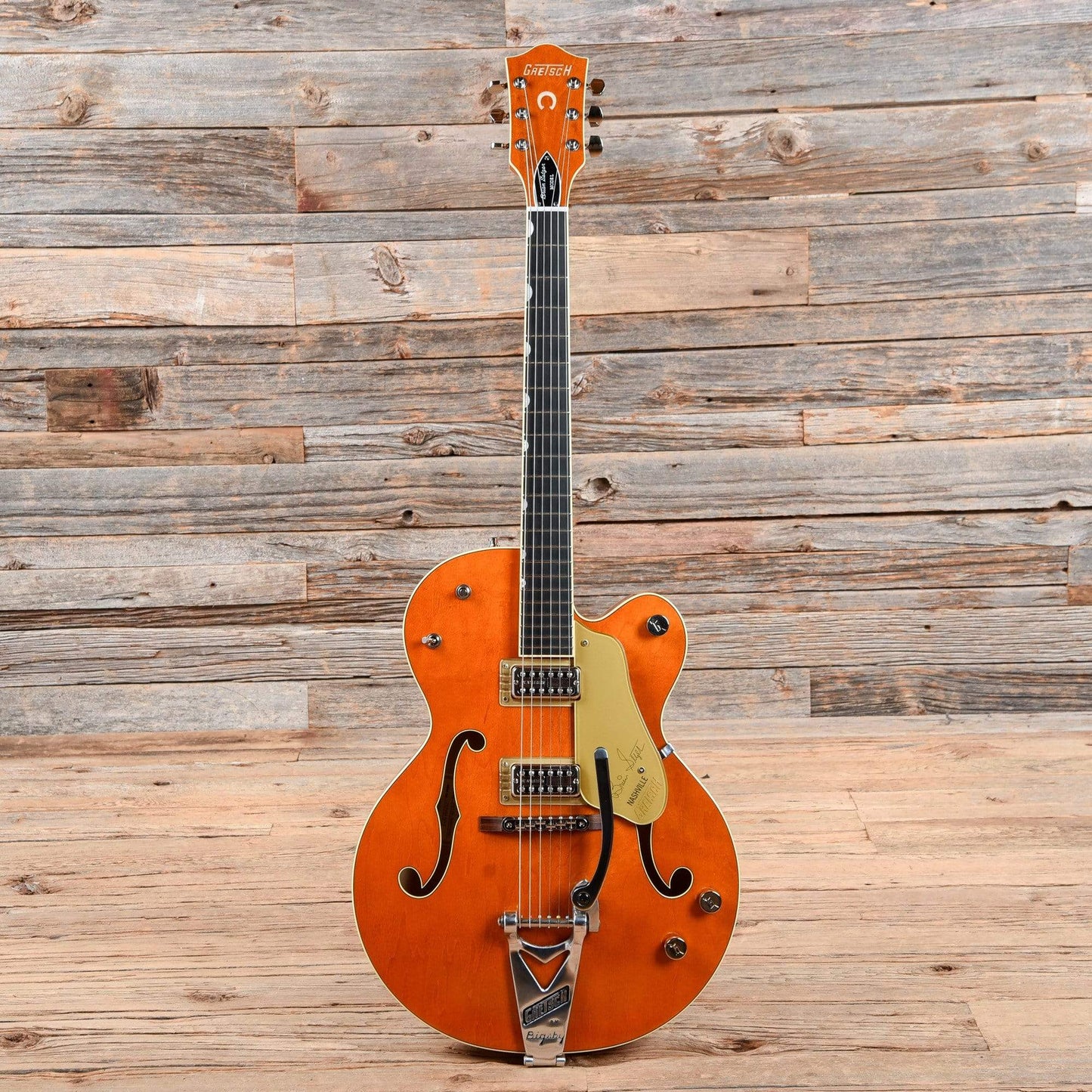 Gretsch G6120T-BSSMK Brian Setzer Signature Nashville Hollow Body '59 "Smoke" Smoke Orange 2019 Electric Guitars / Hollow Body