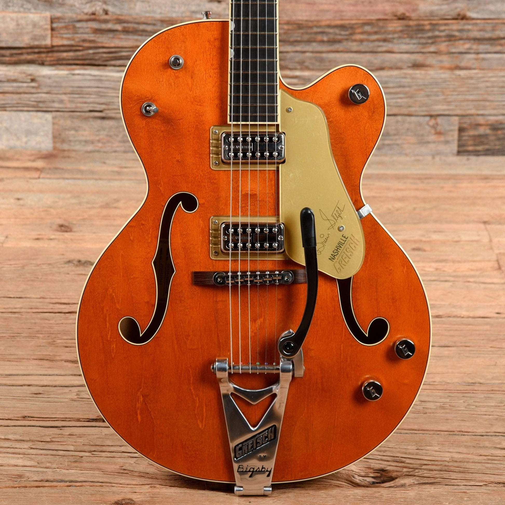 Gretsch G6120T-BSSMK Brian Setzer Signature Nashville Hollow Body '59 "Smoke" Smoke Orange 2020 Electric Guitars / Hollow Body