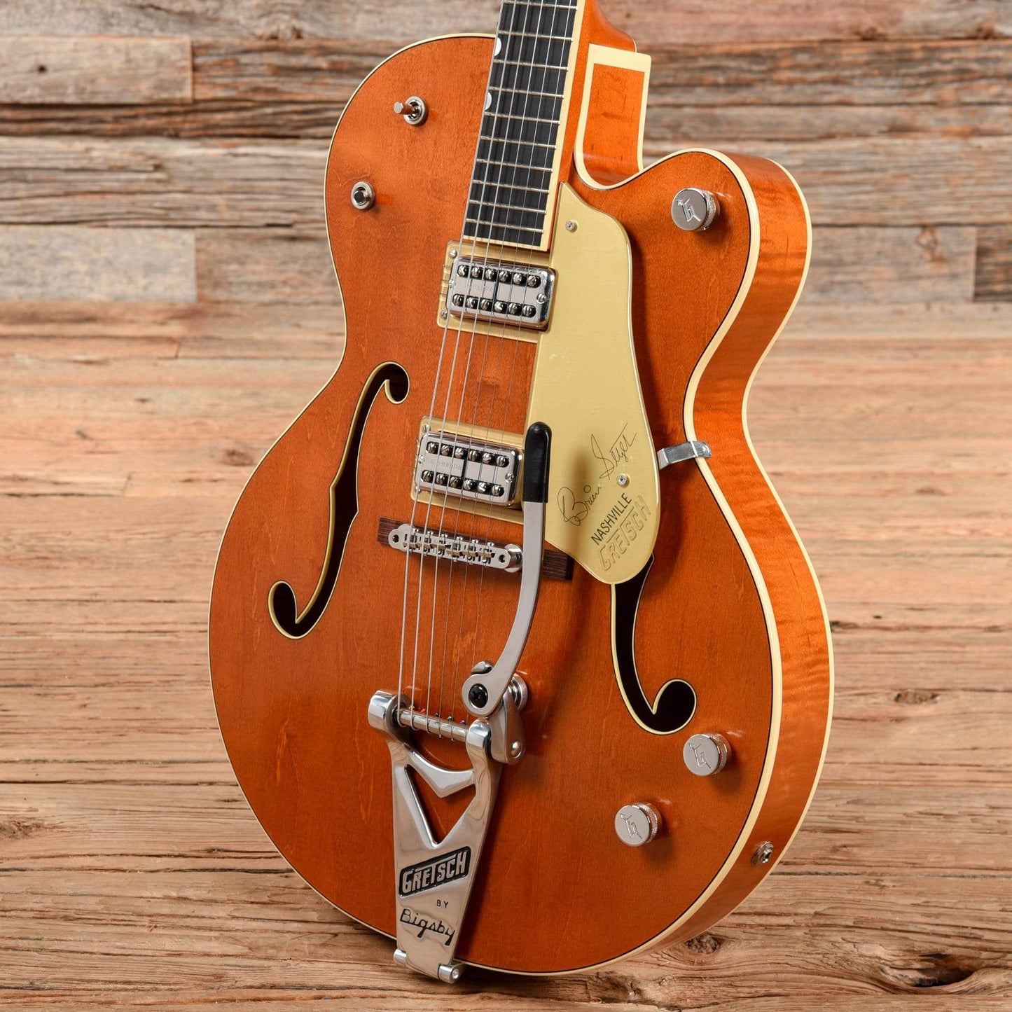 Gretsch G6120T-BSSMK Brian Setzer Signature Nashville Hollow Body '59 "Smoke" Smoke Orange 2020 Electric Guitars / Hollow Body