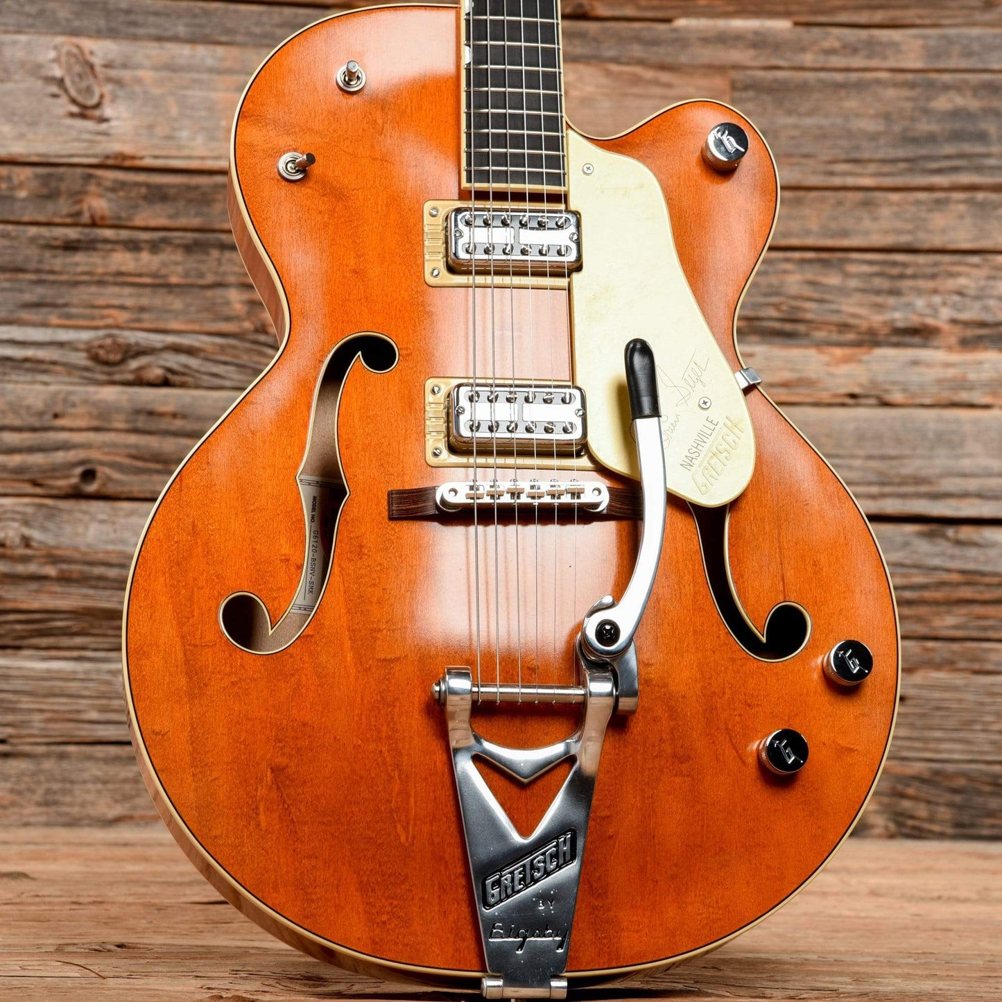 Gretsch G6120T-BSSMK Brian Setzer Signature Nashville Hollow Body '59 "Smoke" Smoke Orange 2020 Electric Guitars / Hollow Body